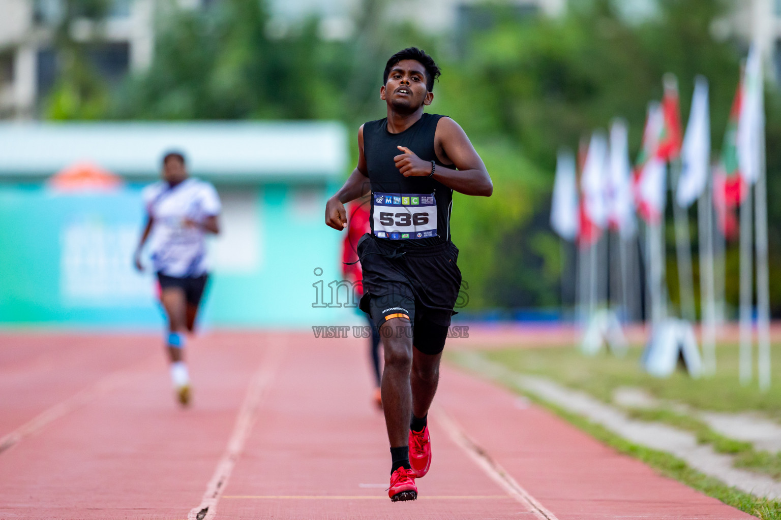 Day 5 of MWSC Interschool Athletics Championships 2024 held in Hulhumale Running Track, Hulhumale, Maldives on Wednesday, 13th November 2024. Photos by: Nausham Waheed / Images.mv