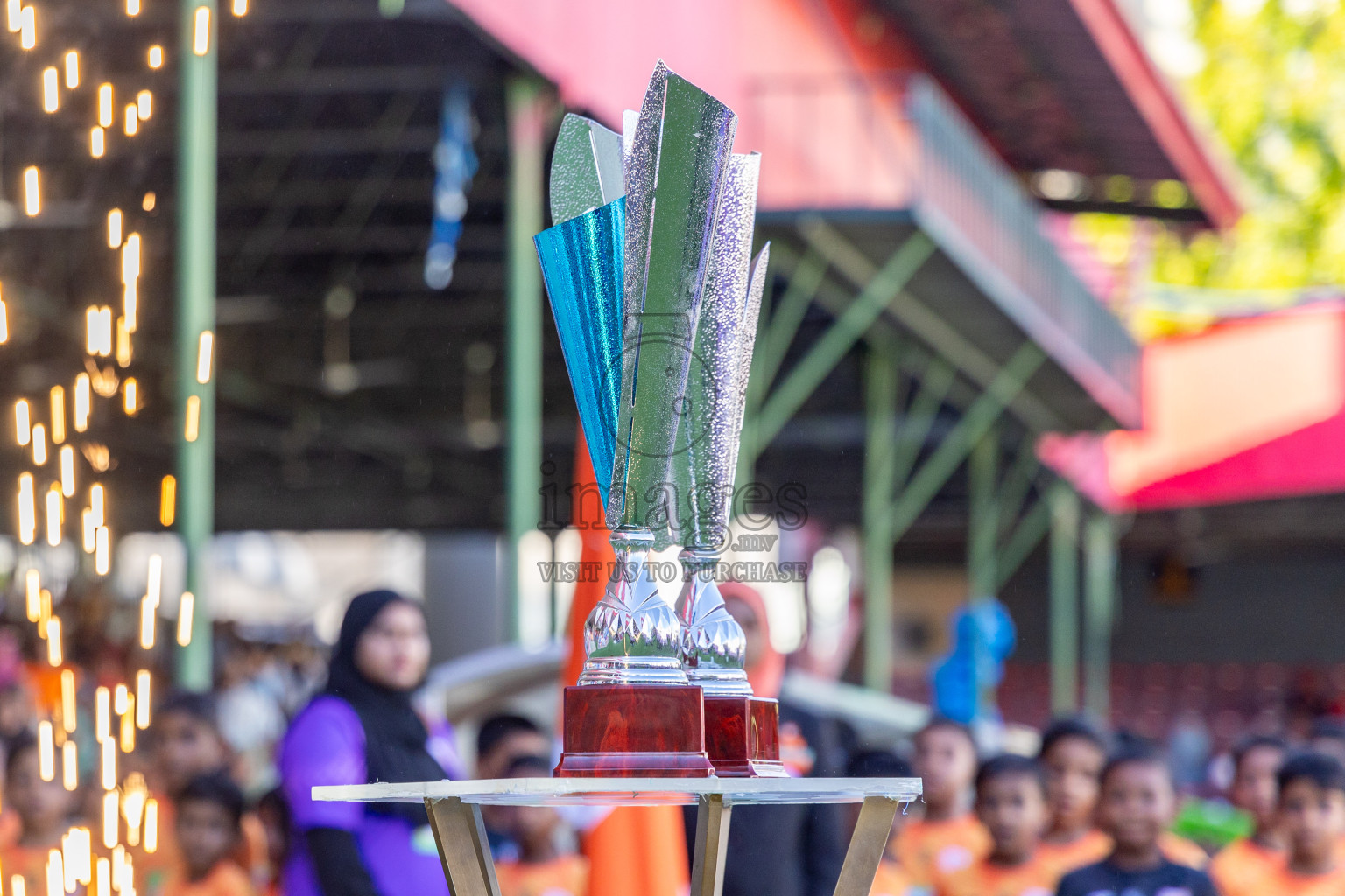 Day 1 of MILO Kids Football Fiesta was held at National Stadium in Male', Maldives on Friday, 23rd February 2024. Photos: Hassan Simah / images.mv