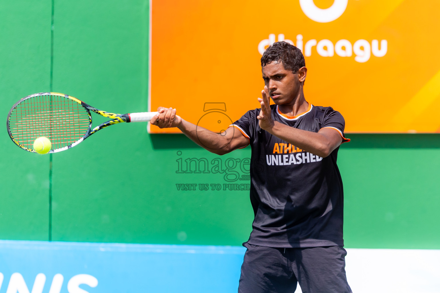 Day 8 of ATF Maldives Junior Open Tennis was held in Male' Tennis Court, Male', Maldives on Thursday, 19th December 2024. Photos: Nausham Waheed/ images.mv