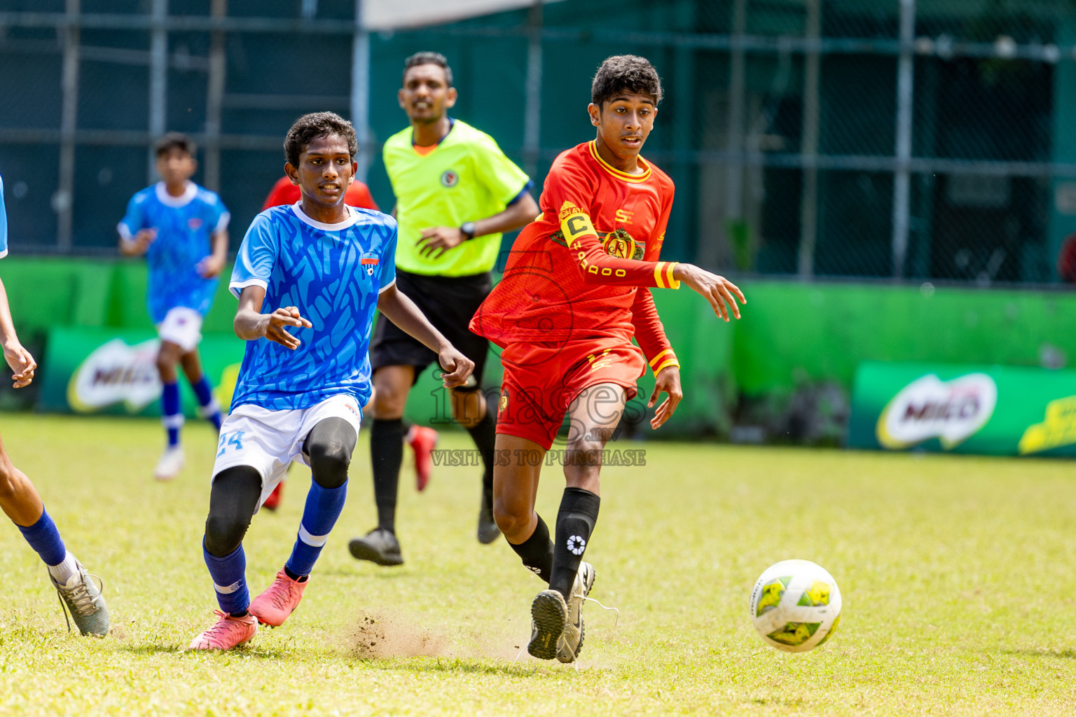 Day 3 of MILO Academy Championship 2024 (U-14) was held in Henveyru Stadium, Male', Maldives on Saturday, 2nd November 2024.
Photos: Hassan Simah / Images.mv