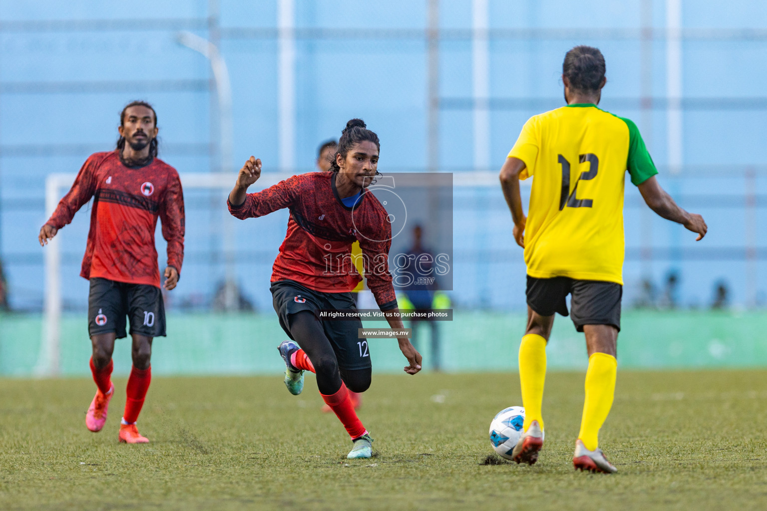 Little Town Sports vs  Lorenzo Sports Club in the 2nd Division 2022 on 16th July 2022, held in National Football Stadium, Male', Maldives Photos: Hassan Simah / Images.mv