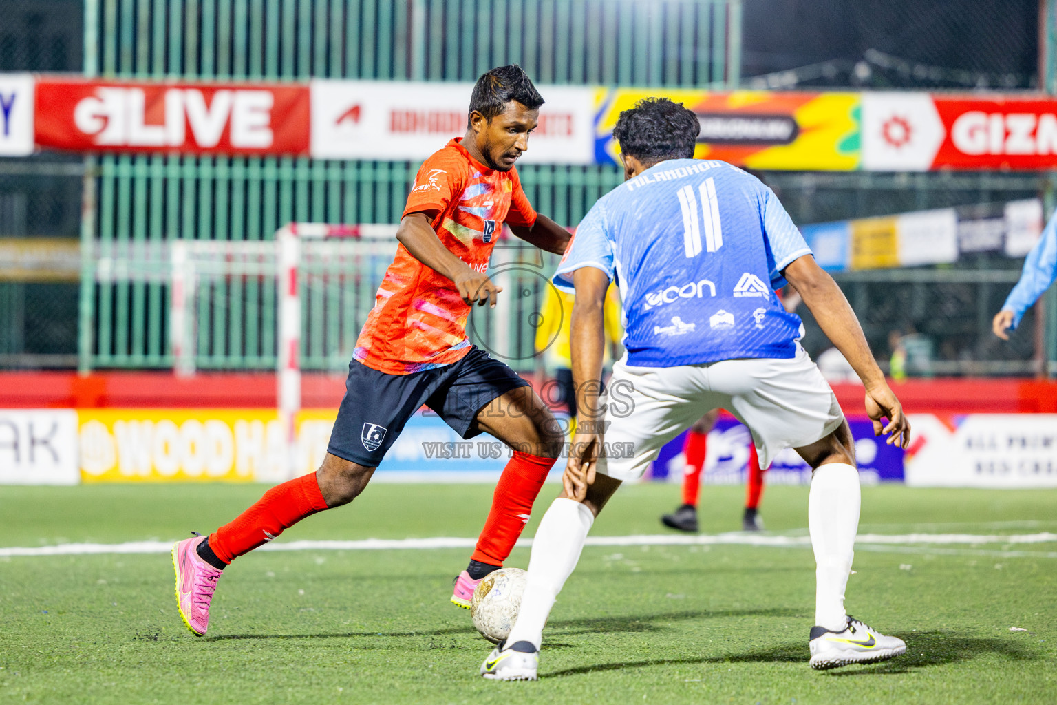 SH Milandhoo vs SH Kanditheemu in zone round on Day 32 of Golden Futsal Challenge 2025 was held on Wednesday , 5th February 2025, in Hulhumale', Maldives. Photos: Nausham Waheed / images.mv
