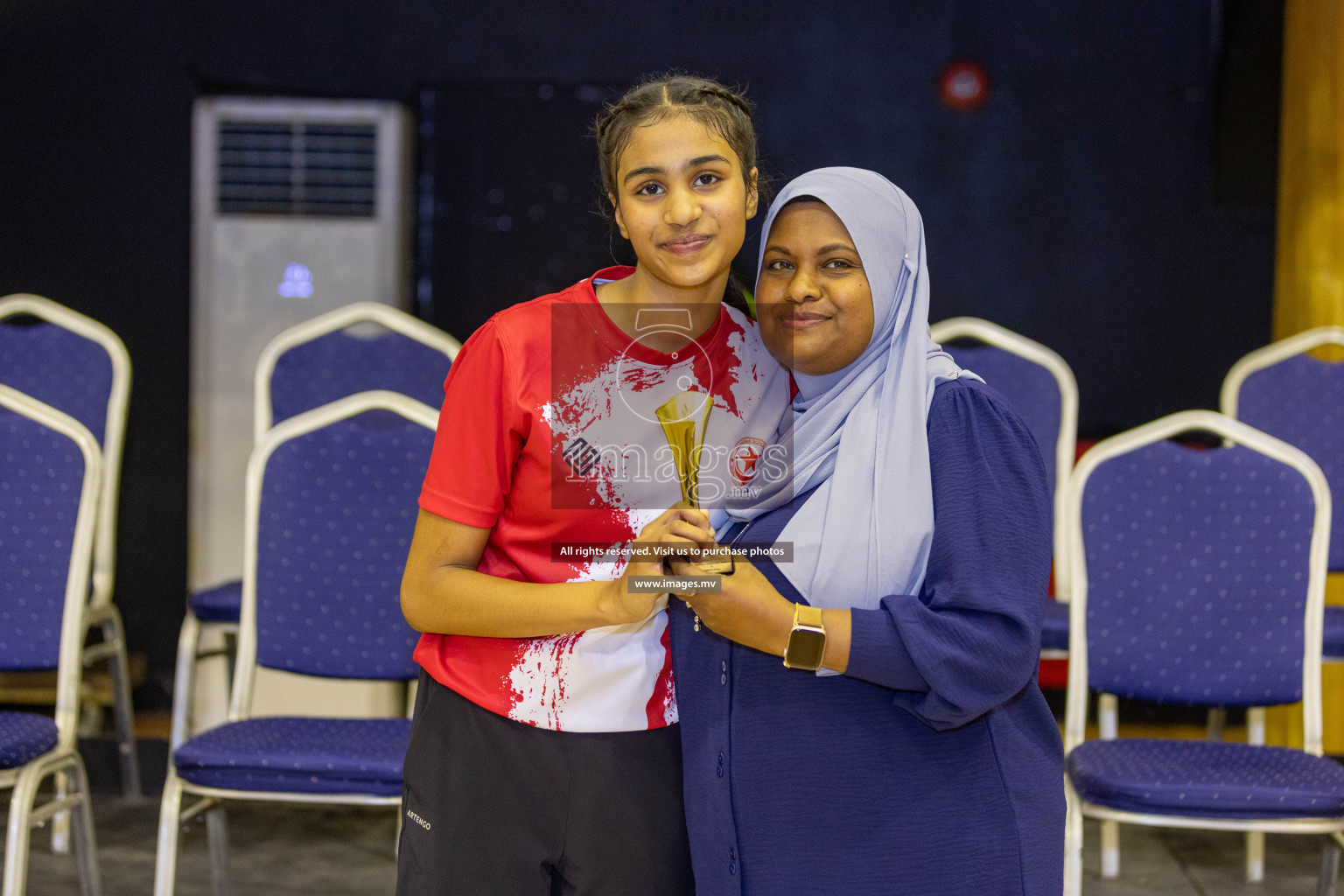 Day7 of 24th Interschool Netball Tournament 2023 was held in Social Center, Male', Maldives on 2nd November 2023. Photos: Nausham Waheed / images.mv