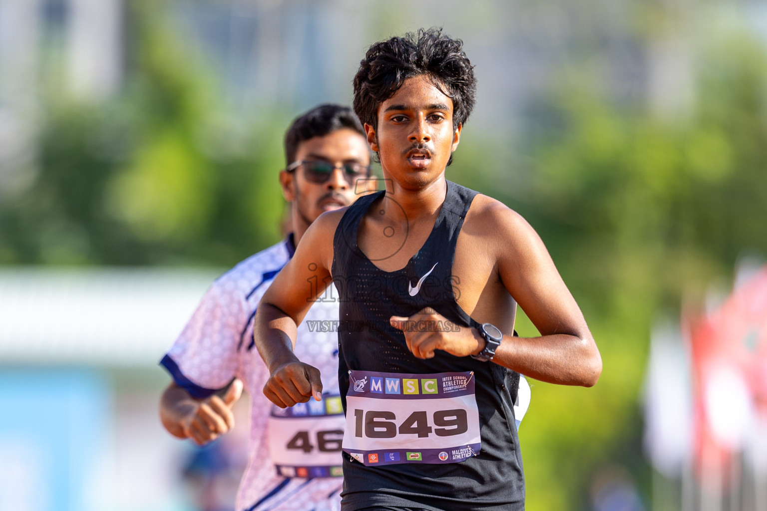 Day 4 of MWSC Interschool Athletics Championships 2024 held in Hulhumale Running Track, Hulhumale, Maldives on Tuesday, 12th November 2024. Photos by: Raaif Yoosuf / Images.mv