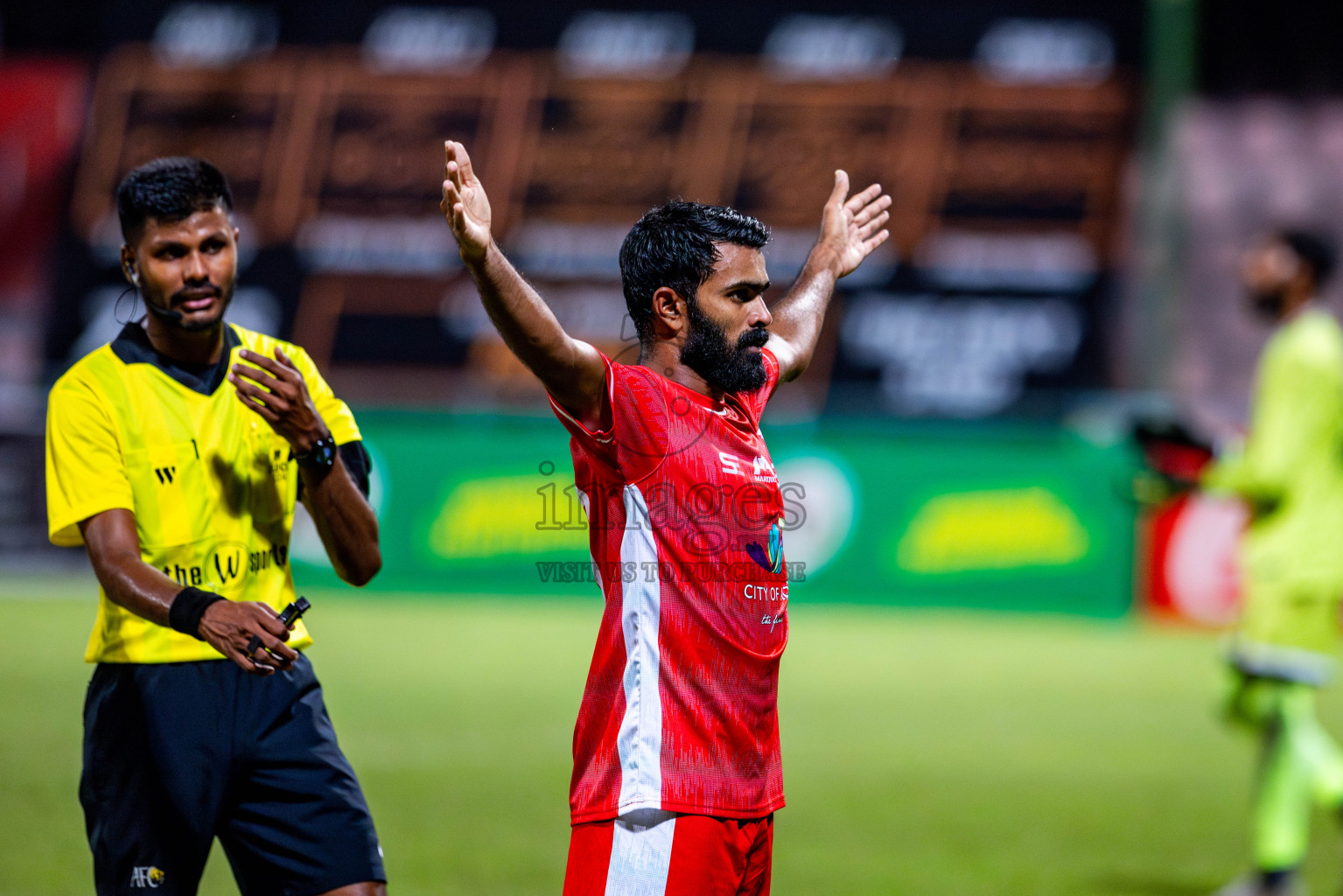 Addu City vs R Alifushi in Semi Finals of Gold Cup 2024 held at National Football Stadium on Saturday, 21st December 2024. Photos: Nausham Waheed / Images.mv