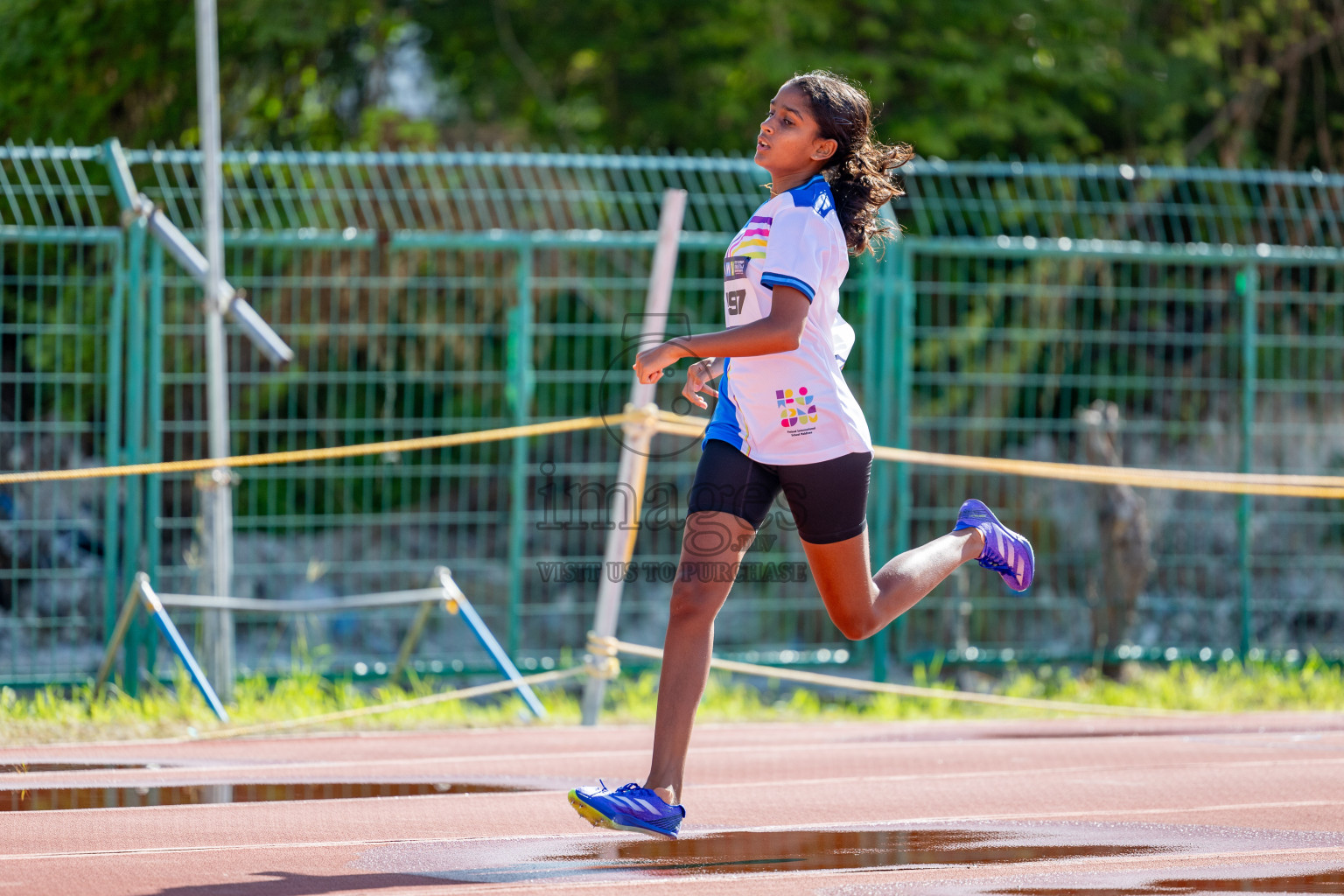 Day 2 of MWSC Interschool Athletics Championships 2024 held in Hulhumale Running Track, Hulhumale, Maldives on Sunday, 10th November 2024. 
Photos by:  Hassan Simah / Images.mv