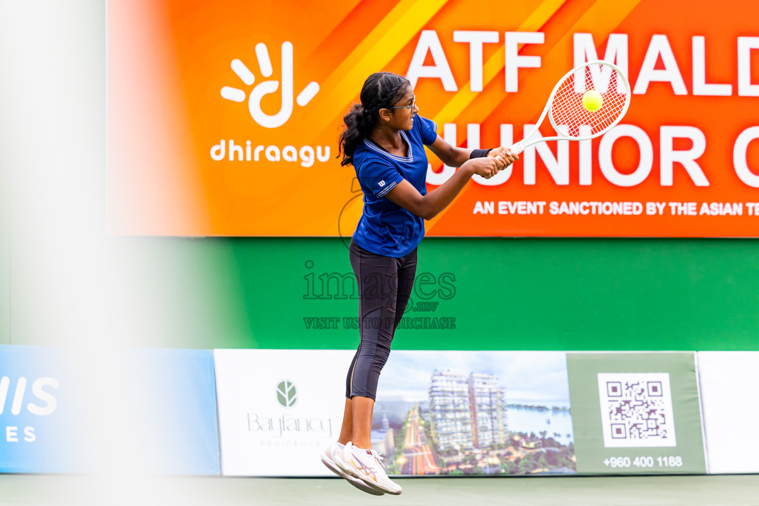 Day 1 of ATF Maldives Junior Open Tennis was held in Male' Tennis Court, Male', Maldives on Monday, 9th December 2024. Photos: Nausham Waheed / images.mv