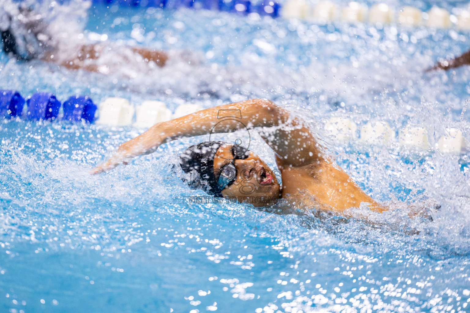 Day 1 of BML 21st Interschool Swimming Competition 2025 was held in Hulhumale' Swimming Pool, Hulhumale', Maldives on Saturday, 11th October 2025. Photos: Ismail Thoriq / images.mv
