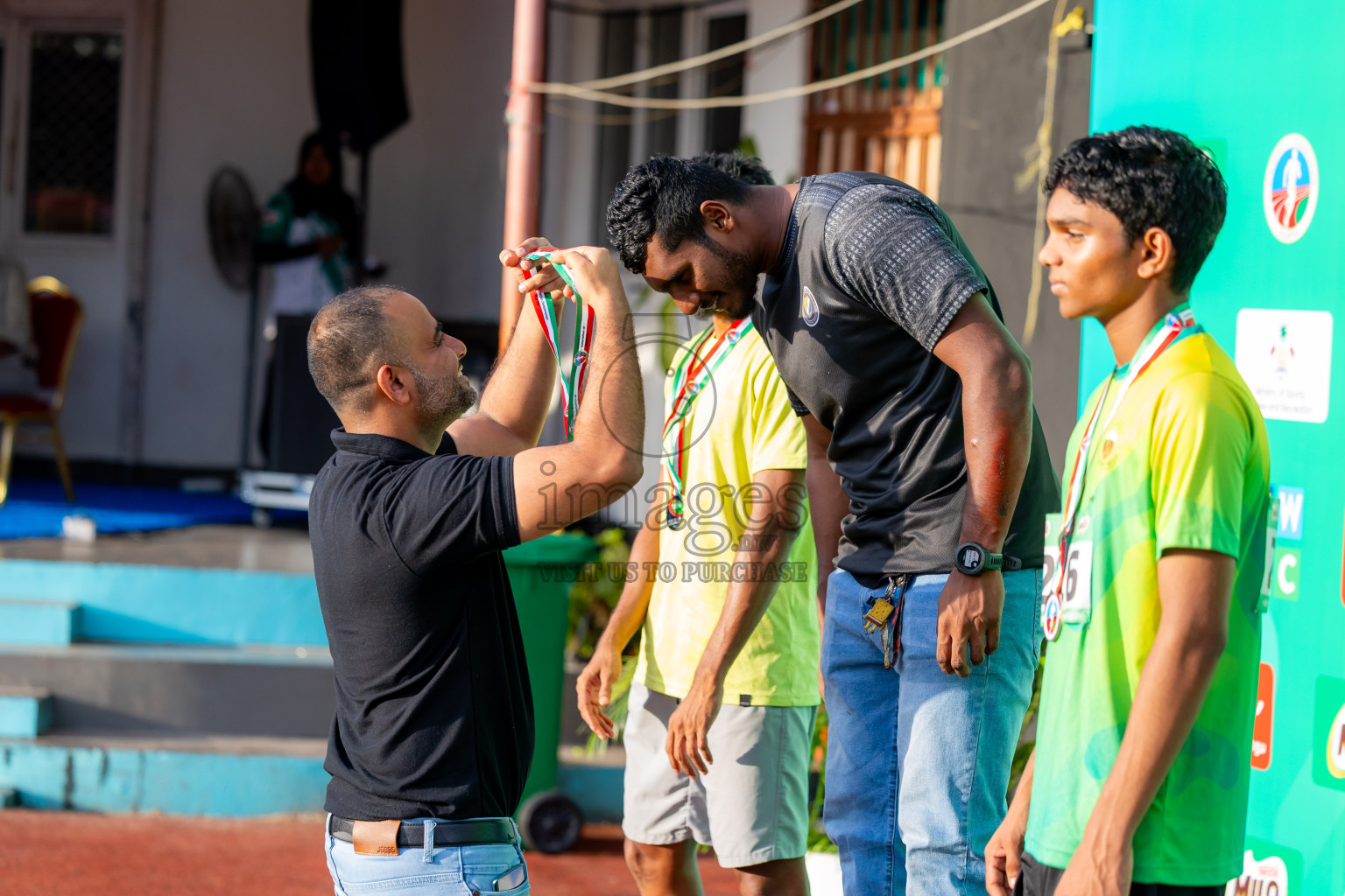 Day 3 of 12th Milo Association Championships was held in Ekuveni Track at Male', Maldives on Saturday, 26th April 2025. Photos: Nausham Waheed / images.mv