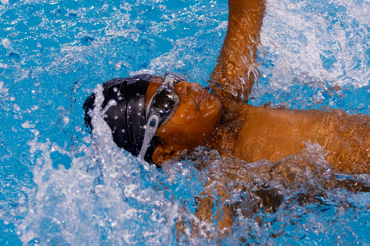 Day 1 of BML 5th National Swimming Kids Festival 2024 held in Hulhumale', Maldives on Monday, 18th November 2024. Photos: Nausham Waheed / images.mv