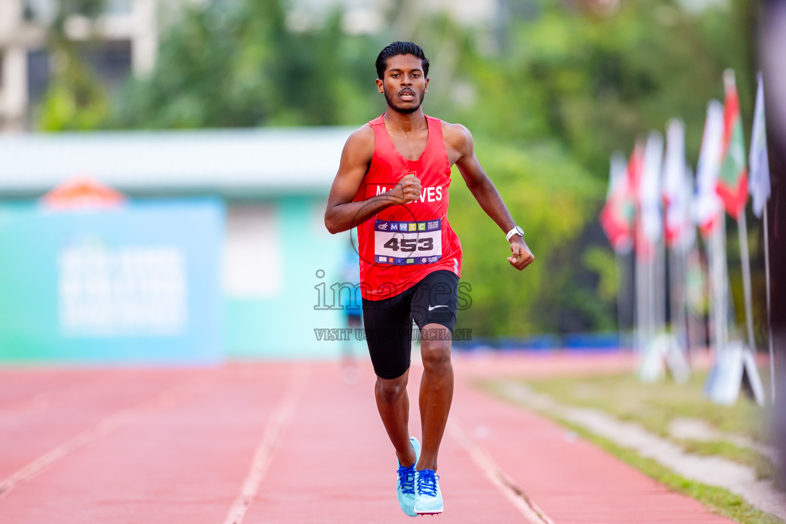 Day 5 of MWSC Interschool Athletics Championships 2024 held in Hulhumale Running Track, Hulhumale, Maldives on Wednesday, 13th November 2024. Photos by: Nausham Waheed / Images.mv