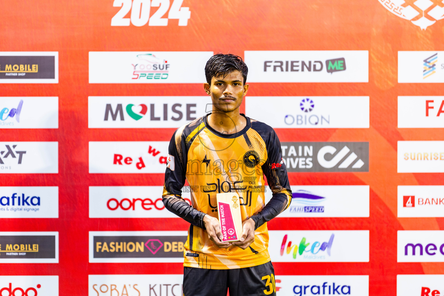 Vela Sports Club vs All Wolves in Day 6 of Eydhafushi Futsal Cup 2024 was held on Saturday, 13th April 2024, in B Eydhafushi, Maldives Photos: Nausham Waheed / images.mv