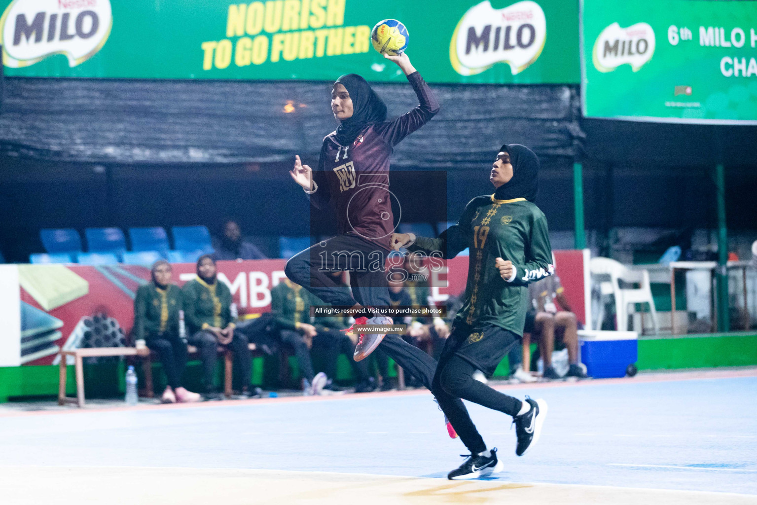 Day 5 of 6th MILO Handball Maldives Championship 2023, held in Handball ground, Male', Maldives on Friday, 24th May 2023 Photos: Shuu Abdul Sattar/ Images.mv