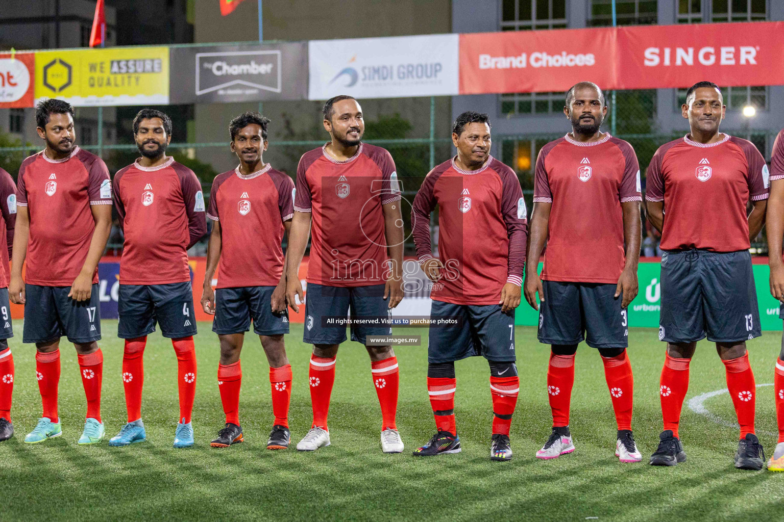 President's Office SC vs Club 220 in Club Maldives Cup Classic 2023 held in Hulhumale, Maldives, on Monday, 24th July 2023. Photos: Ismail Thoriq / images.mv