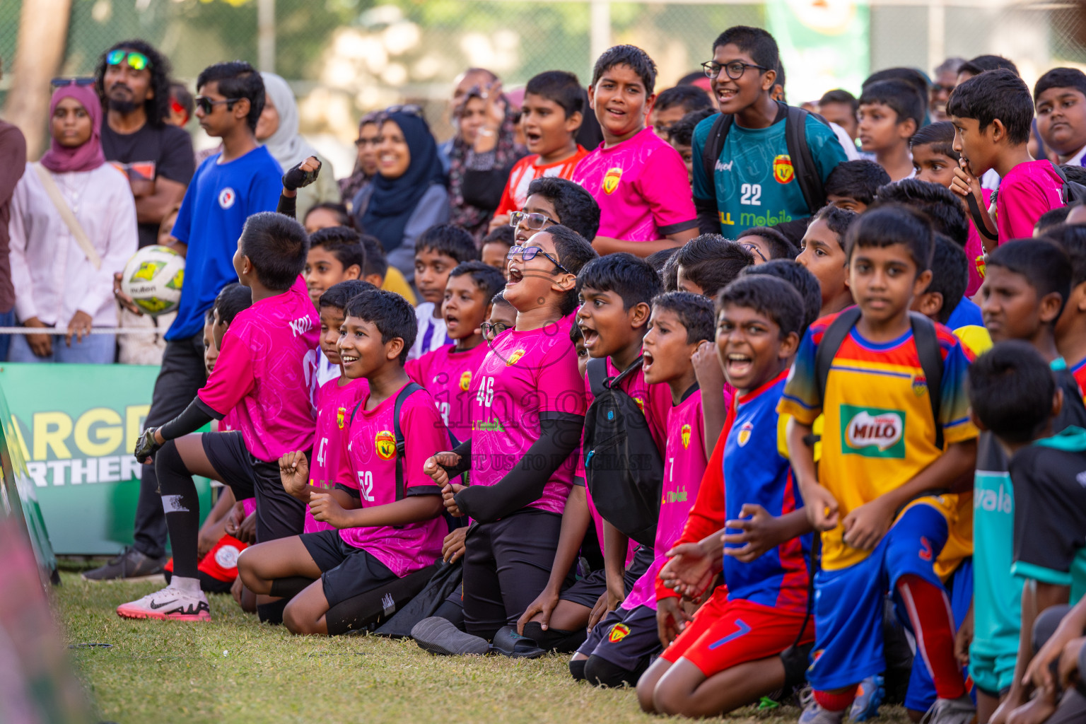 Day 3 of MILO Academy Championship 2025 (U-12) was held at Henveiru Stadium in Male', Maldives on Saturday, 3rd May 2025. Photos: Ismail Thoriq / images.mv