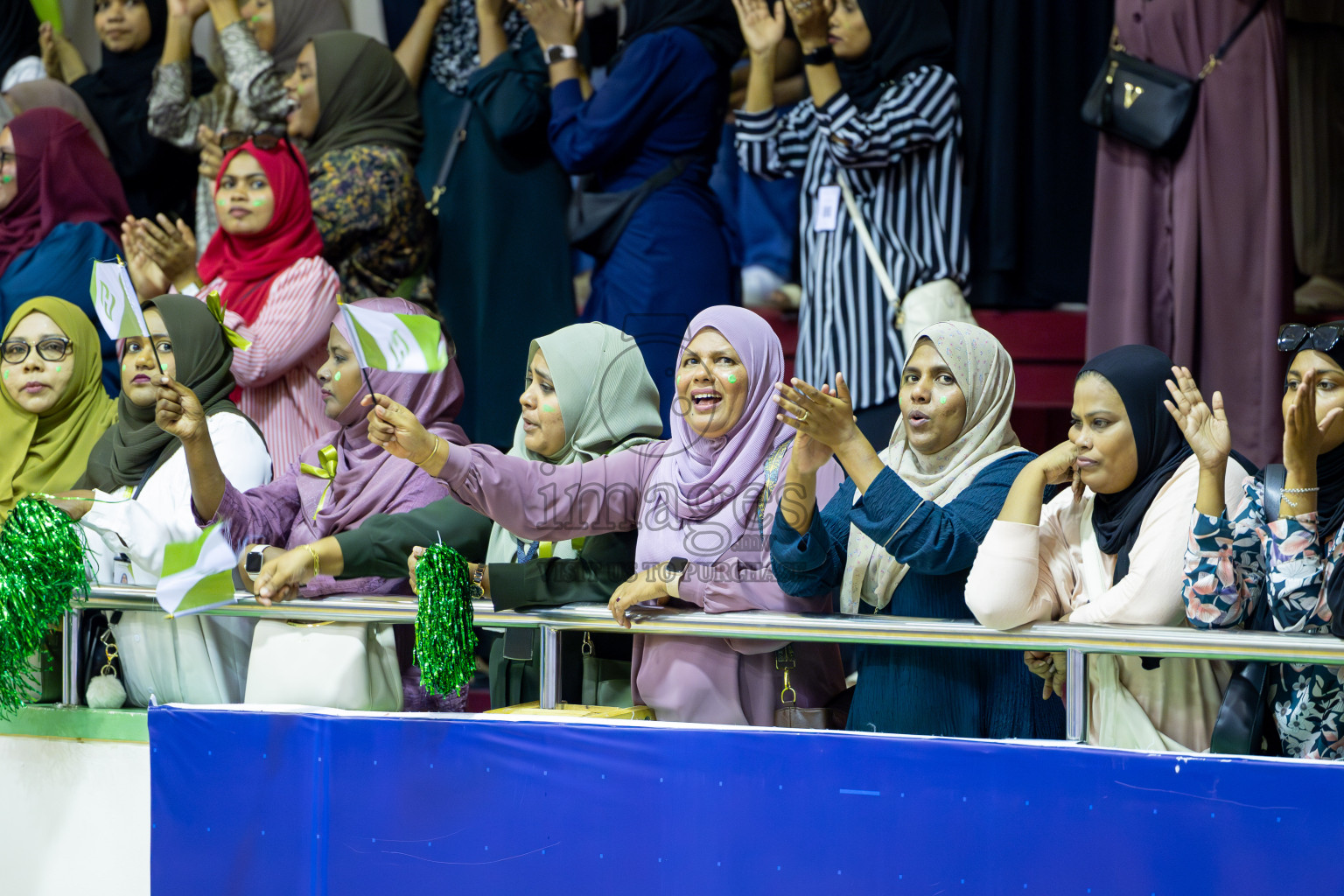 Day 15 of 25th Inter-School Netball Tournament was held in Social Center at Male', Maldives on Monday, 26th August 2024. Photos: Mohamed Mahfooz Moosa / images.mv