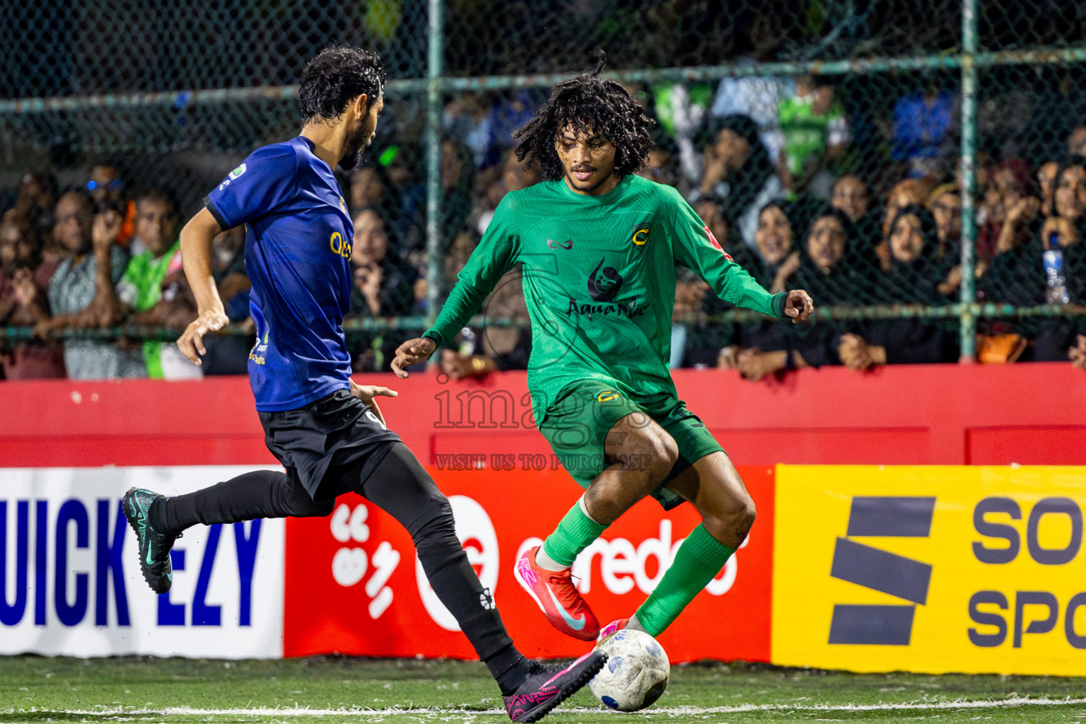 HA Vashafaru vs HDh Naivaadhoo in zone round on Day 31 of Golden Futsal Challenge 2025 was held on Tuesday , 4th February 2025, in Hulhumale', Maldives. Photos: Nausham Waheed / images.mv