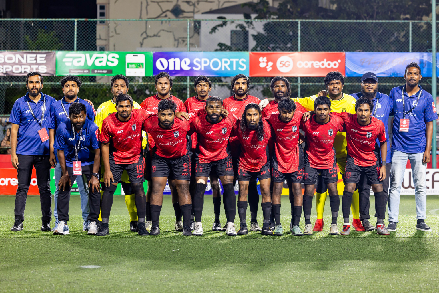 HDH Kumundhoo vs Hdh Vaikaradhoo in Day 5 of Golden Futsal Challenge 2025 on Thursday, 9th January 2025, in Hulhumale', Maldives Photos: Nausham waheed / images.mv