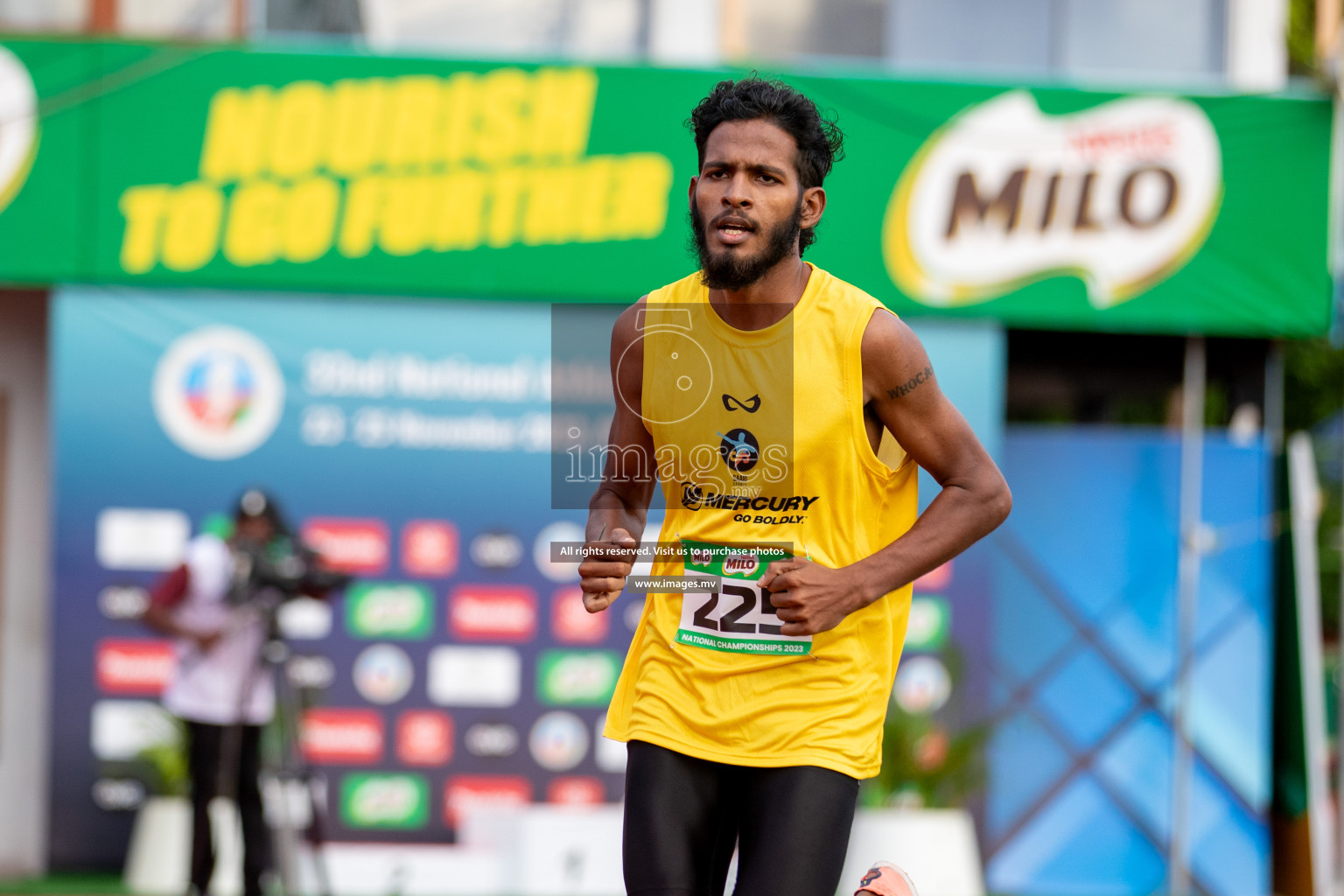 Day 2 of National Athletics Championship 2023 was held in Ekuveni Track at Male', Maldives on Friday, 24th November 2023. Photos: Hassan Simah / images.mv