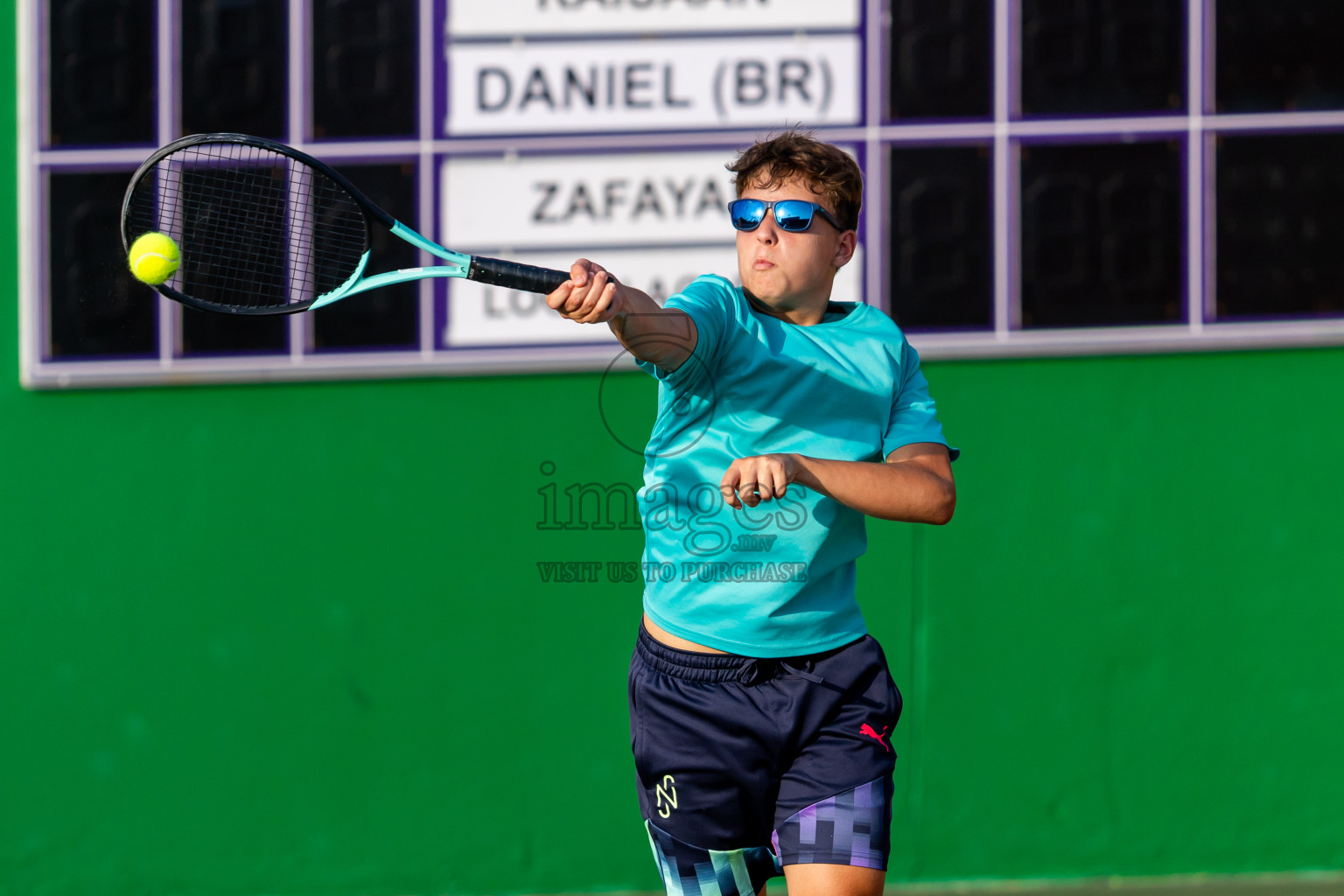 Day 2 of ATF Maldives Junior Open Tennis was held in Male' Tennis Court, Male', Maldives on Tuesday, 10th December 2024. Photos: Nausham Waheed / images.mv