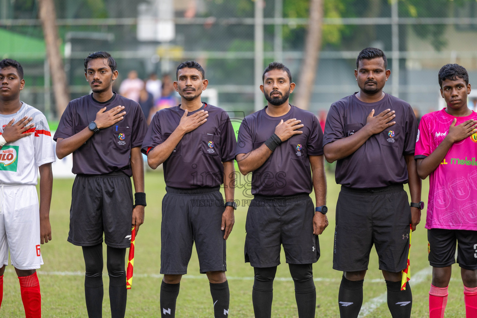 Dhivehi Youth League 2024 - Day 1. Matches held at Henveiru Stadium on 21st November 2024 , Thursday. Photos: Ismail Thoriq/ Images.mv