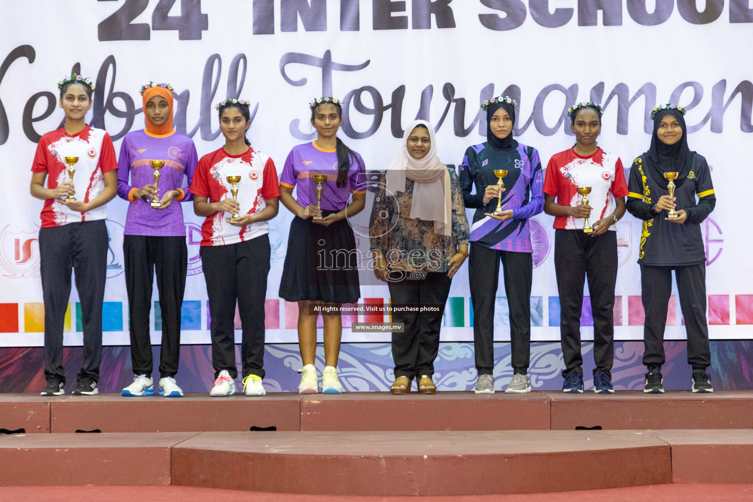 Final of 24th Interschool Netball Tournament 2023 was held in Social Center, Male', Maldives on 7th November 2023. Photos: Nausham Waheed / images.mv