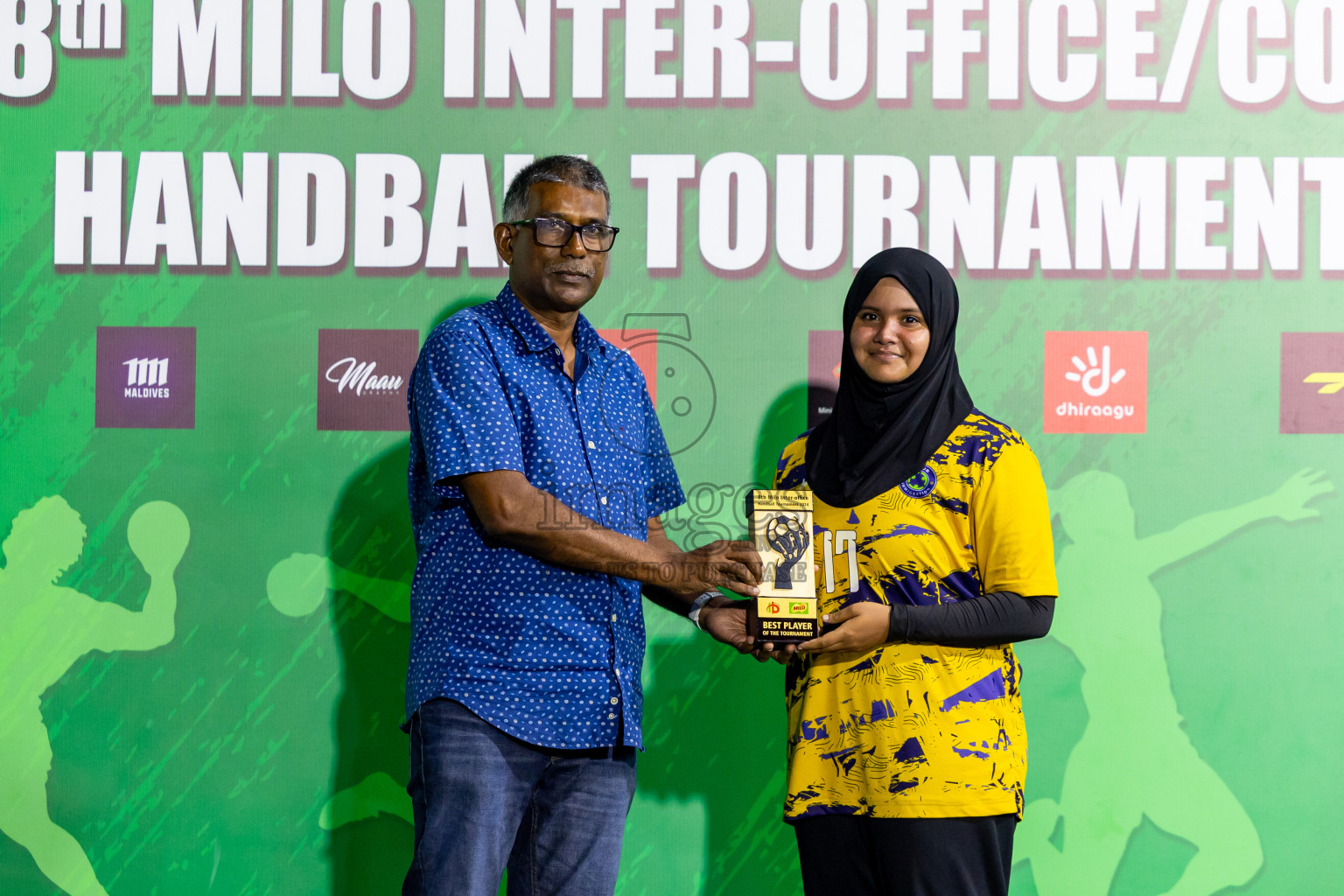 1st Division Final of 8th Inter-Office/Company Handball Tournament 2024, held in Handball ground, Male', Maldives on Tuesday, 11th September 2024 Photos: Nausham Waheed/ Images.mv