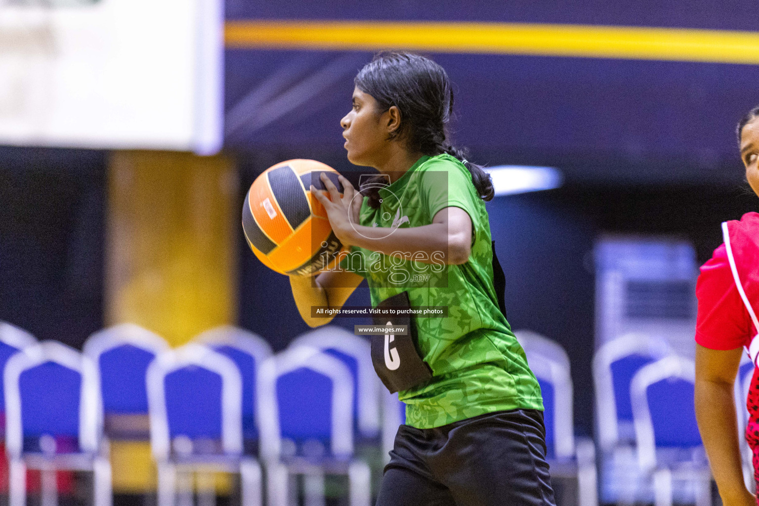 Day4 of 24th Interschool Netball Tournament 2023 was held in Social Center, Male', Maldives on 30th October 2023. Photos: Nausham Waheed / images.mv