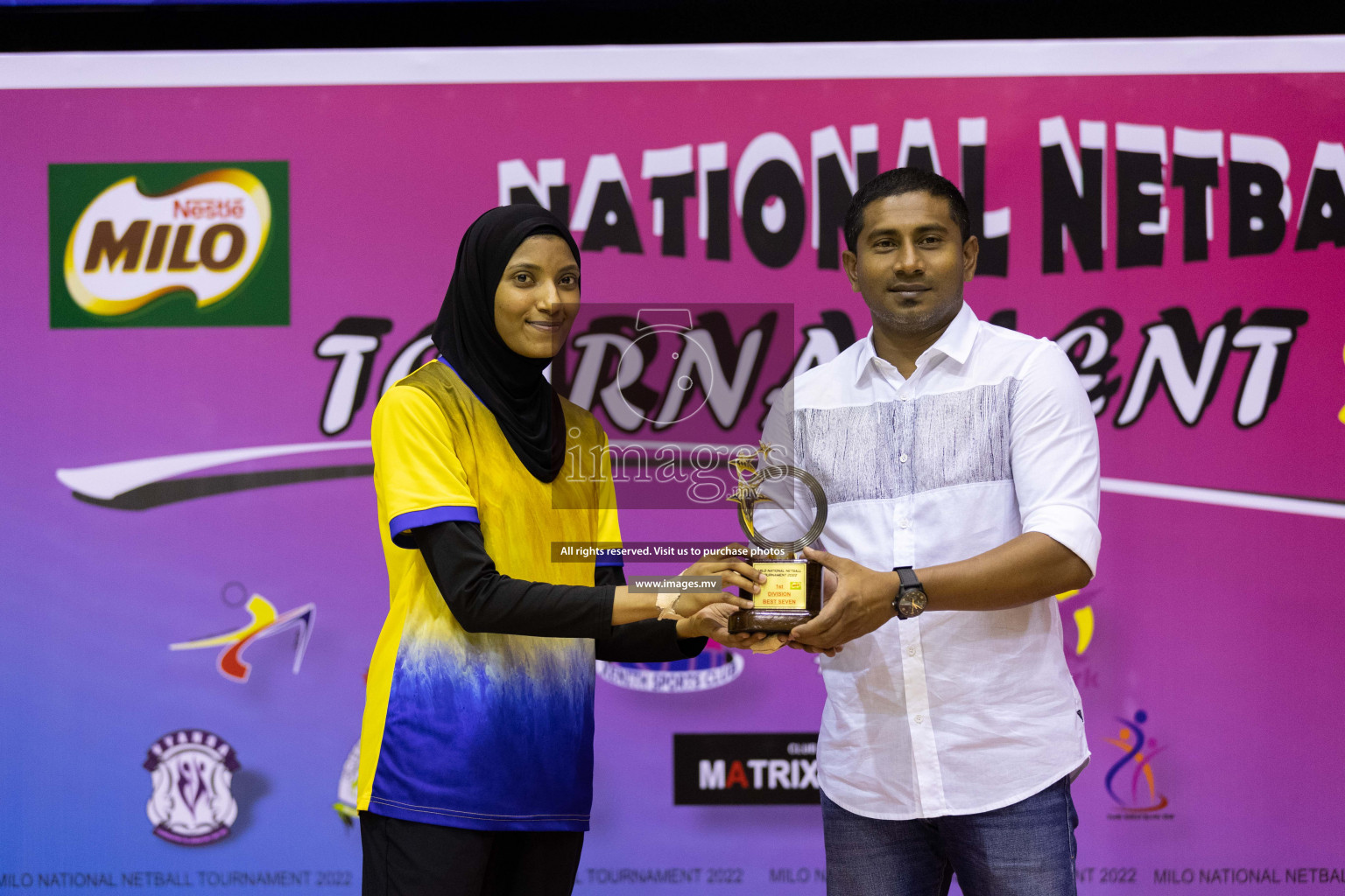 Club Green Streets vs Kulhudhufushi Y&RC in the 1st Division Final of Milo National Netball Tournament 2022 on 22nd July 2022 held in Social Center, Male', Maldives. Photographer: Shuu / images.mv