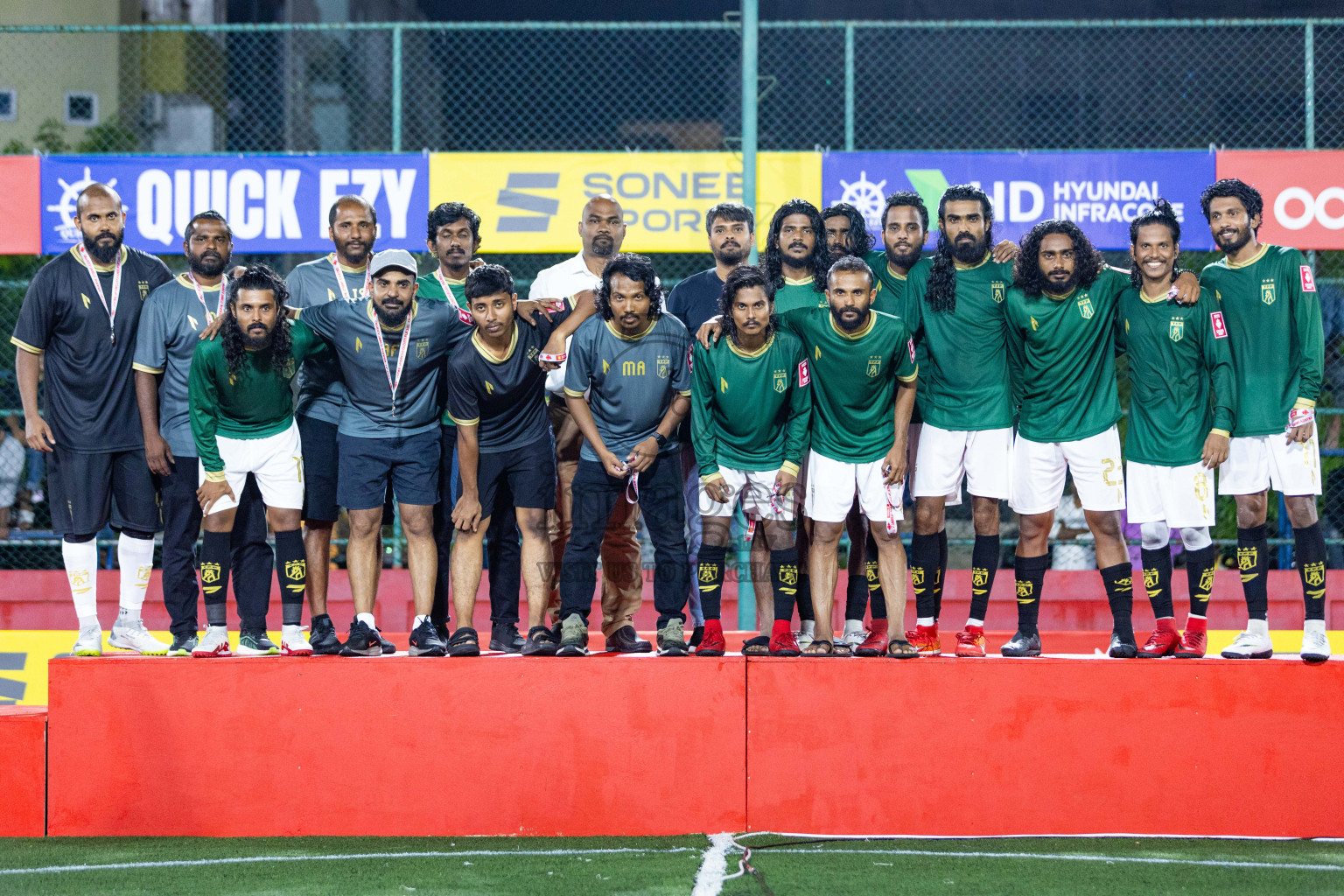 Opening of Golden Futsal Challenge 2024 with Charity Shield Match between L.Gan vs Th. Thimarafushi was held on Sunday, 14th January 2024, in Hulhumale', Maldives Photos: Nausham Waheed / images.mv