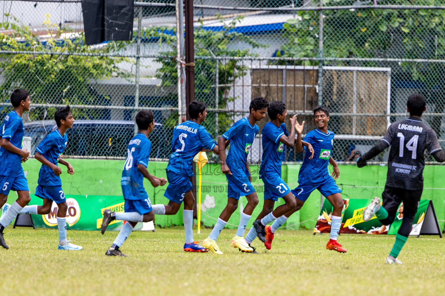 Day 3 of MILO Academy Championship 2024 (U-14) was held in Henveyru Stadium, Male', Maldives on Saturday, 2nd November 2024.
Photos: Hassan Simah / Images.mv