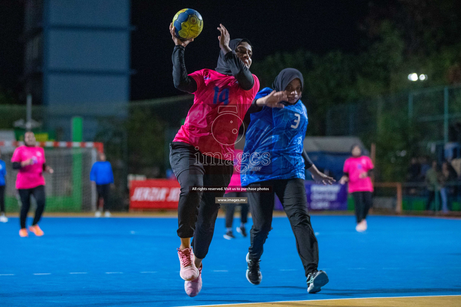 Day 8 of 6th MILO Handball Maldives Championship 2023, held in Handball ground, Male', Maldives on 27th May 2023 Photos: Nausham Waheed/ Images.mv