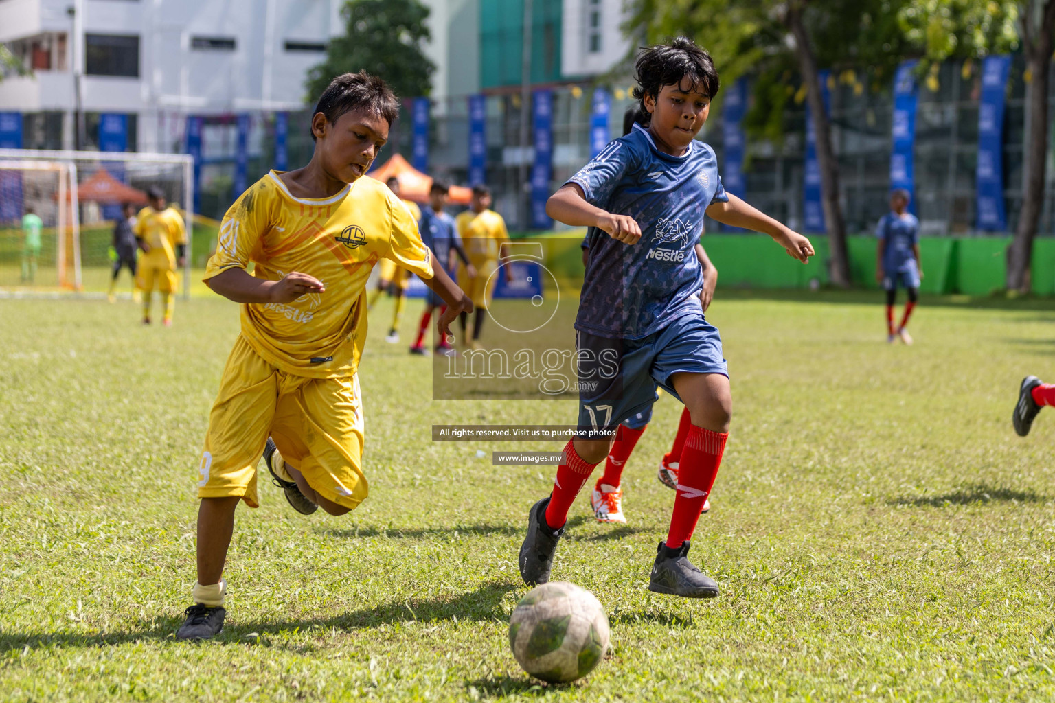 Day 3 of Nestle Kids Football Fiesta, held in Henveyru Football Stadium, Male', Maldives on Friday, 13th October 2023
Photos: Hassan Simah, Ismail Thoriq / images.mv