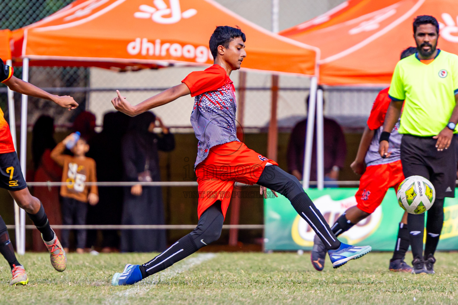 Day 2 of MILO Academy Championship 2024 Under 14 held in Henveyru Stadium, Male', Maldives on Friday, 1st November 2024. Photos: Nausham Waheed / Images.mv