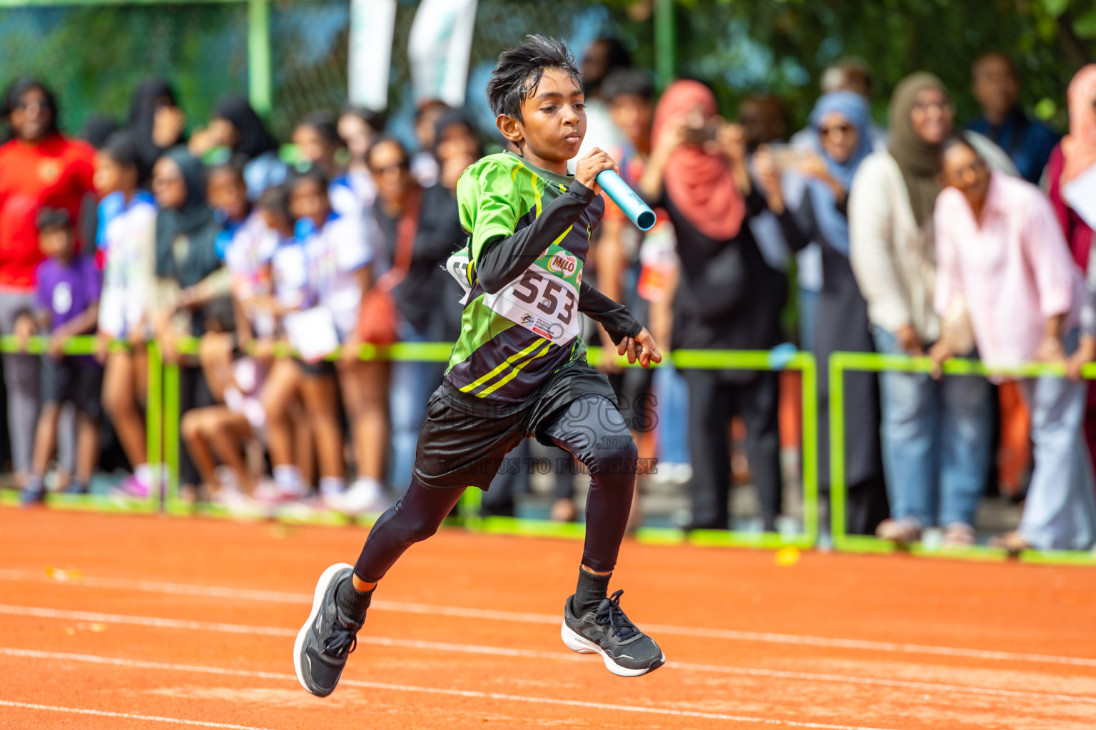 Day 6 of Inter-school Athletics Championship 2025 held in Ekuveni Synthetic Track, Male', Maldives on Sunday, 12th October 2025. Photos by: Ismail Thoriq / Images.mv