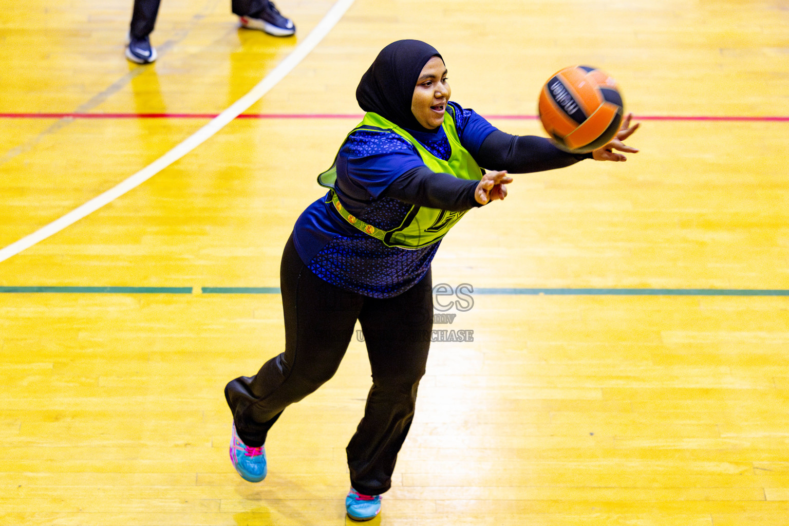 Day 2 of 21st National Netball Tournament was held in Social Canter at Male', Maldives on Thursday, 10th May 2024. Photos: Nausham Waheed / images.mv