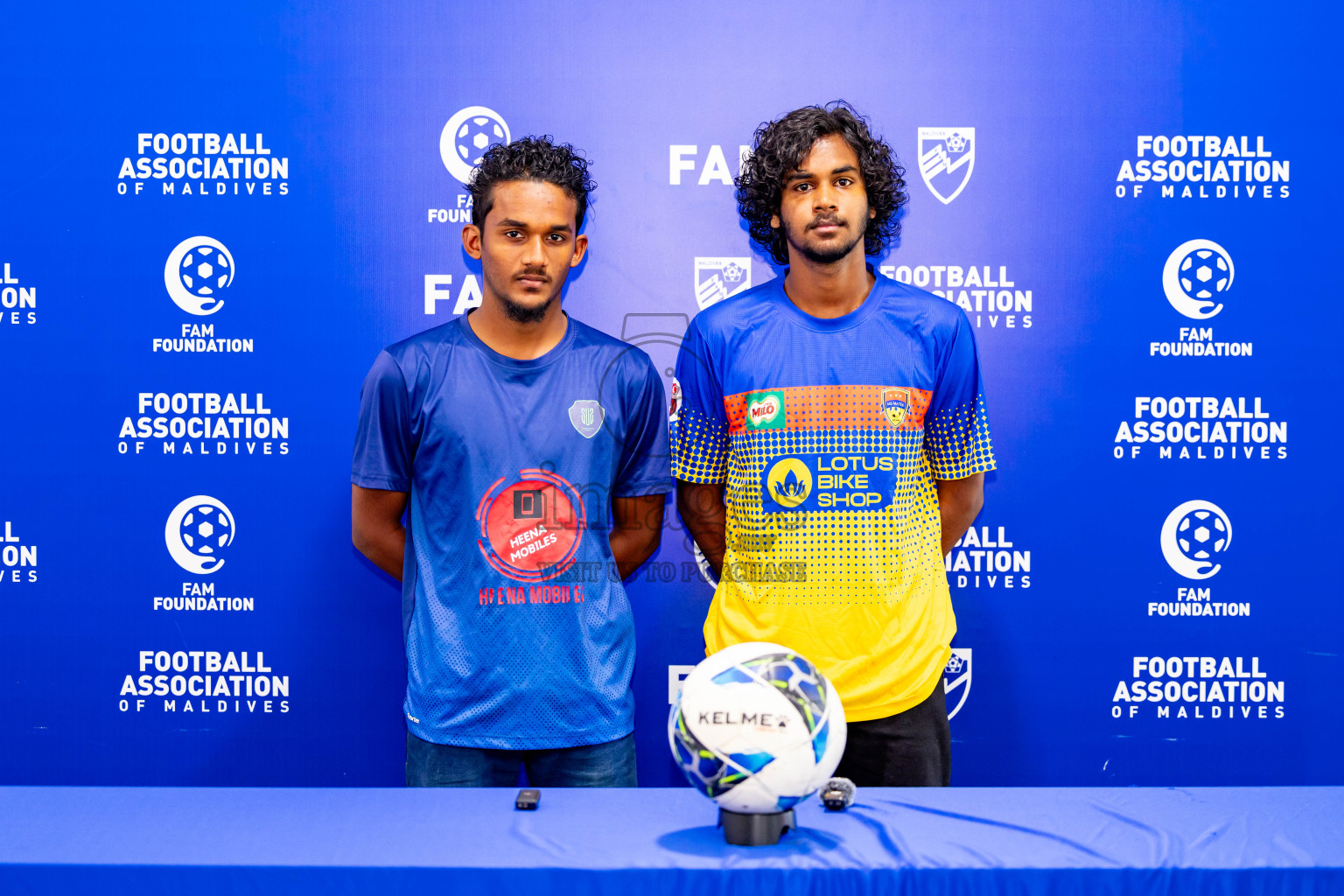 Final Pre-Match Press of Under 19 Youth Championship 2024 was held at National Stadium in Male', Maldives on Sunday, 30th June 2024. Photos: Nausham Waheed / images.mv