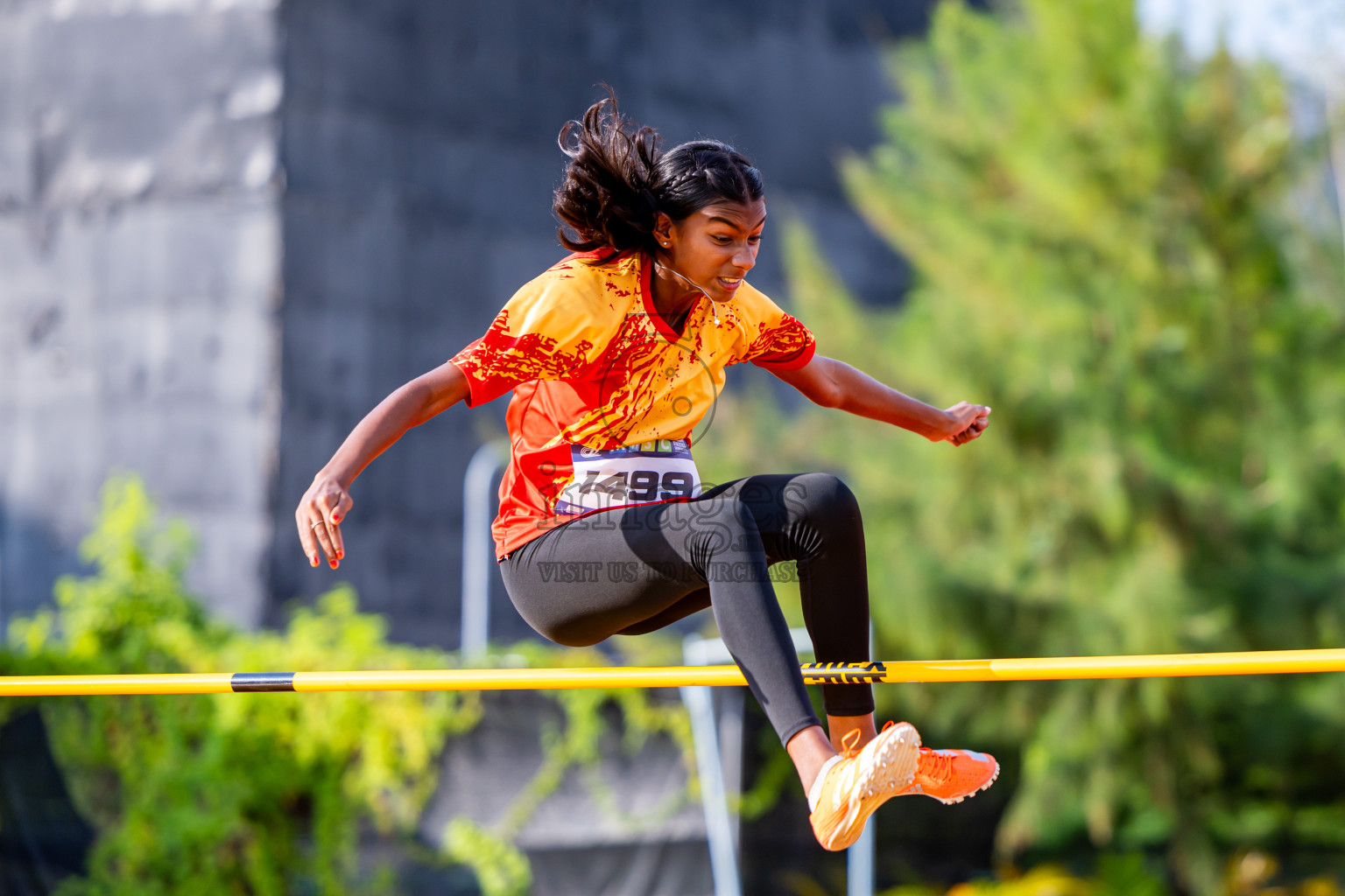 Day 3 of MWSC Interschool Athletics Championships 2024 held in Hulhumale Running Track, Hulhumale, Maldives on Monday, 11th November 2024. Photos by: Nausham Waheed / Images.mv