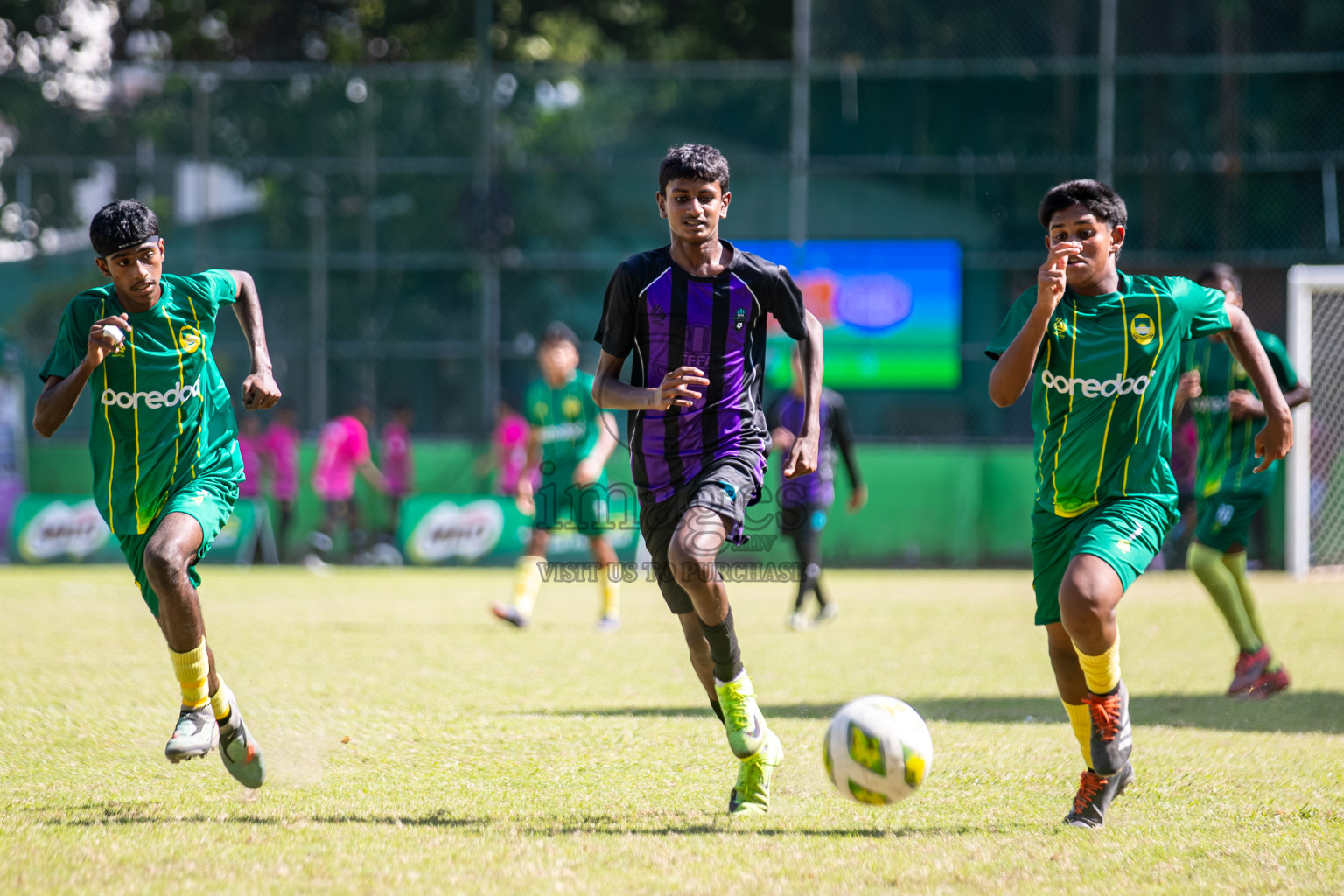 Day 3 of MILO Academy Championship 2025 (U14) was held on Saturday, 1st November 2025 at Henveiru Football Grounds, Male', Maldives . 

Photos: Hassan Simah / images.mv