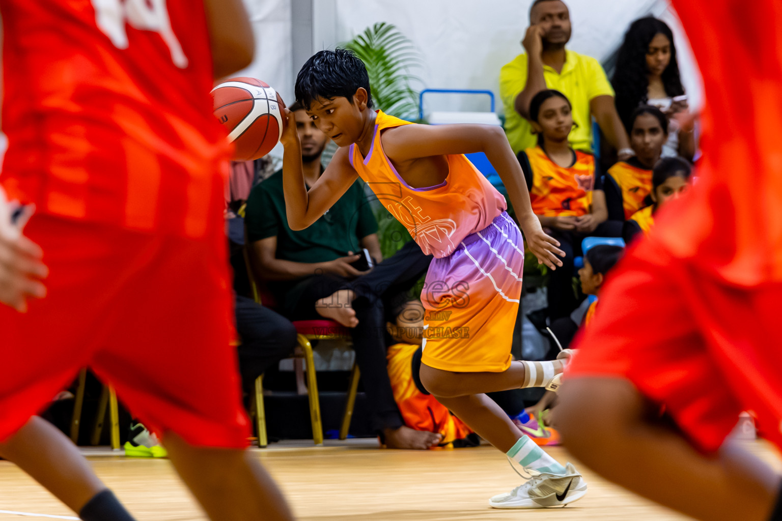 Day 2 of Milo 5 x 5 Junior Challenge 2025 - Basketball tournament held in Basketball Training Center, Male', Maldives on Friday, 10th October 2025. Photos by: Nausham Waheed / Images.mv