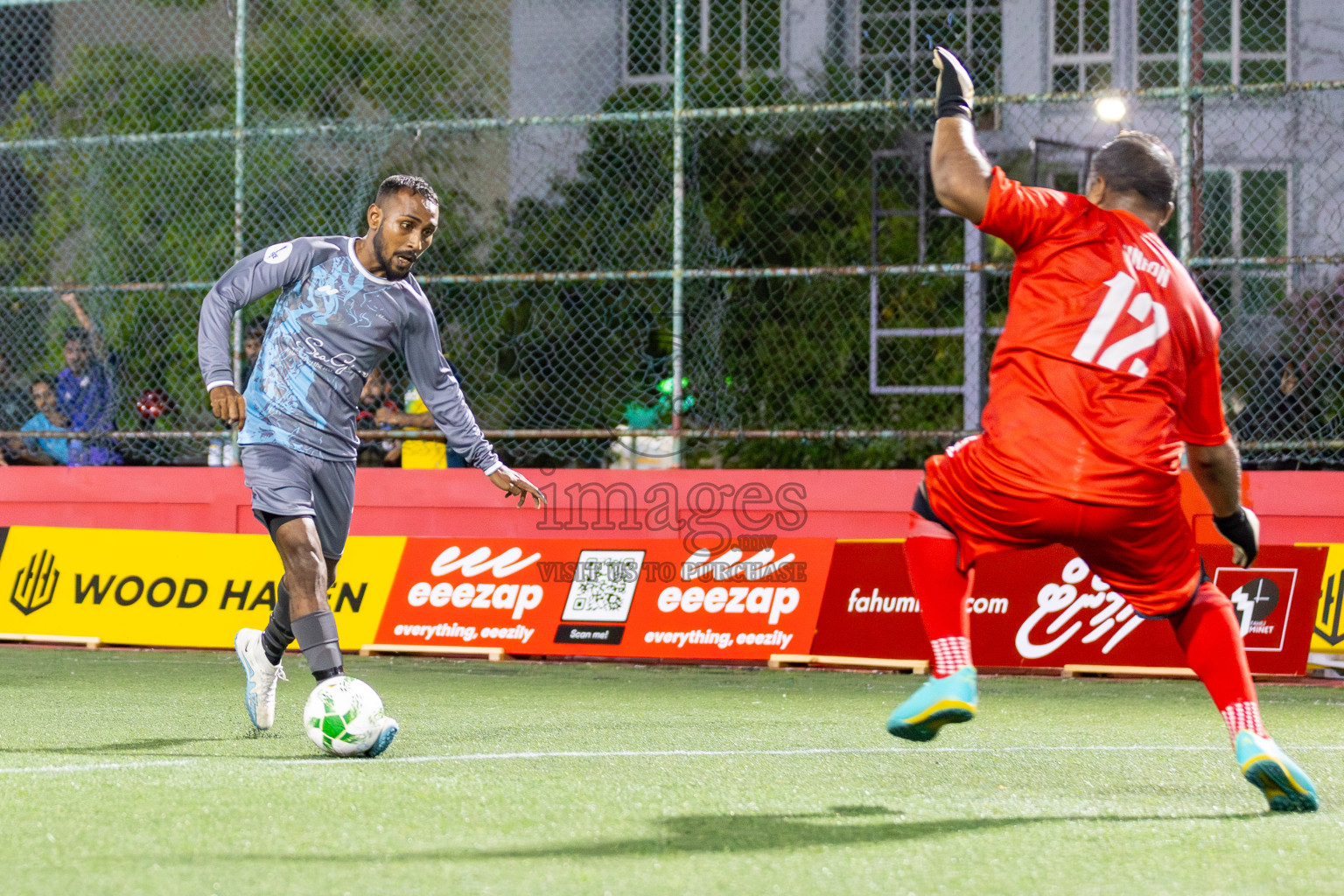 Hajj Club vs Silver Sands in Day 2 of Office League 2025 was held on Thursday, 17th April 2025 in Hulhumale', Maldives. Photos: Mohamed Mahfooz Moosa / images.mv