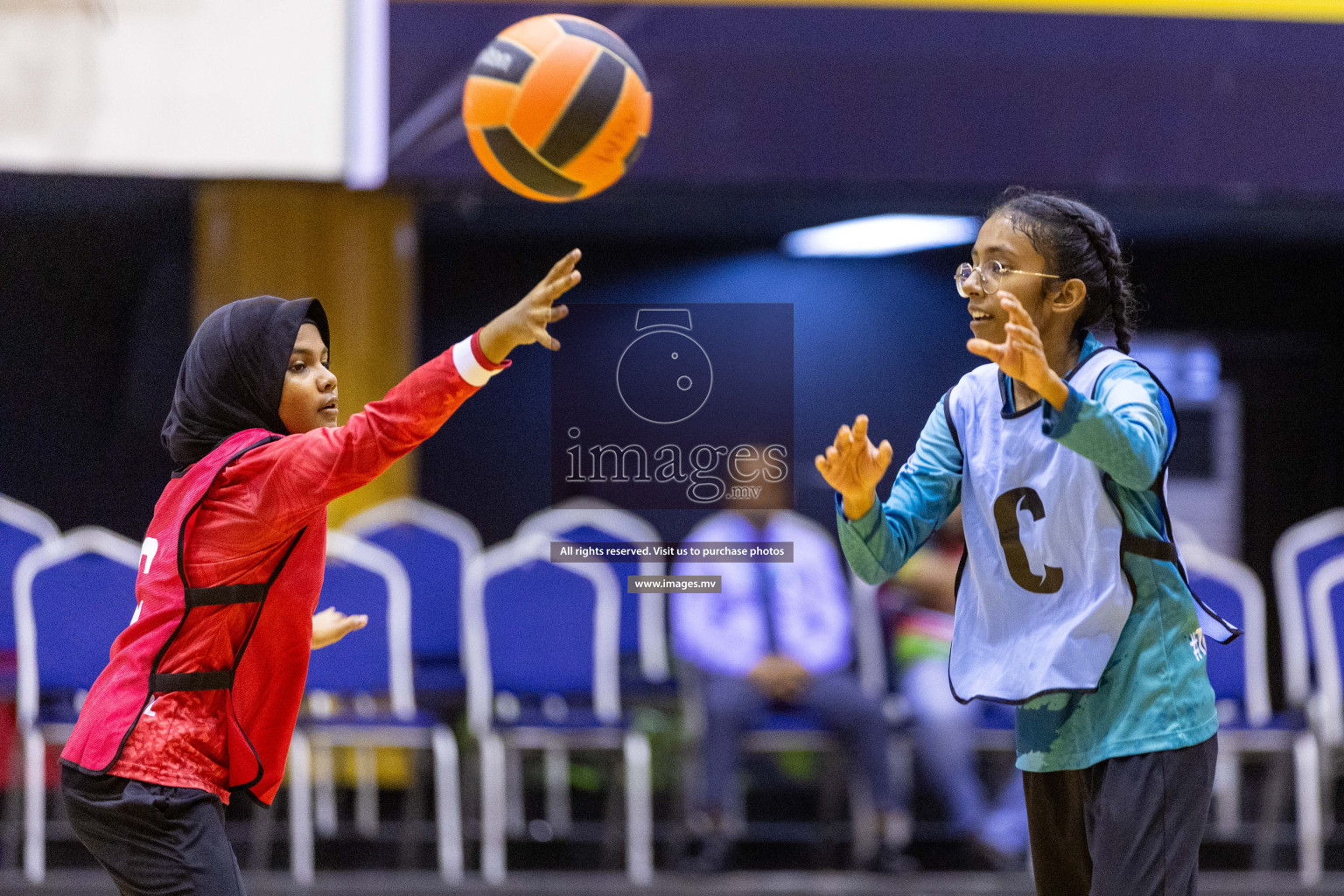 Day4 of 24th Interschool Netball Tournament 2023 was held in Social Center, Male', Maldives on 30th October 2023. Photos: Nausham Waheed / images.mv