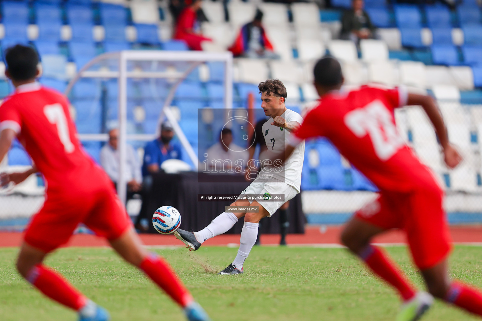 Nepal vs Pakistan in SAFF Championship 2023 held in Sree Kanteerava Stadium, Bengaluru, India, on Tuesday, 27th June 2023. Photos: Nausham Waheed, Hassan Simah / images.mv