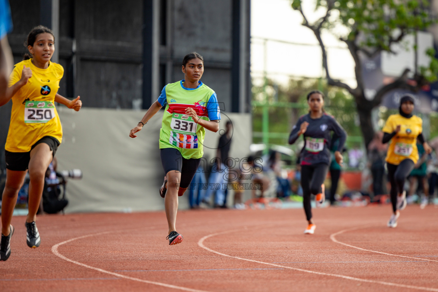Day 2 of 12th Milo Association Championships was held in Ekuveni Track at Male', Maldives on Friday, 25th April 2025. Photos: Hassan Simah / images.mv
