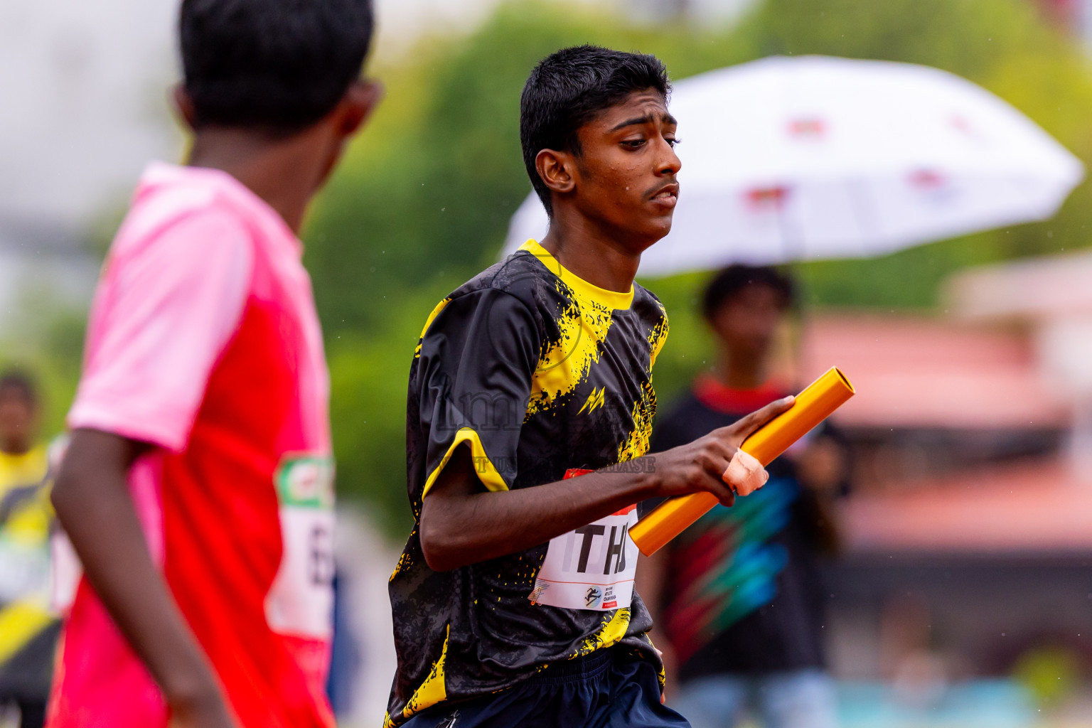 Day 6 of Inter-school Athletics Championship 2025 held in Ekuveni Synthetic Track, Male', Maldives on Sunday, 12th October 2025. Photos by: Nausham Waheed / Images.mv