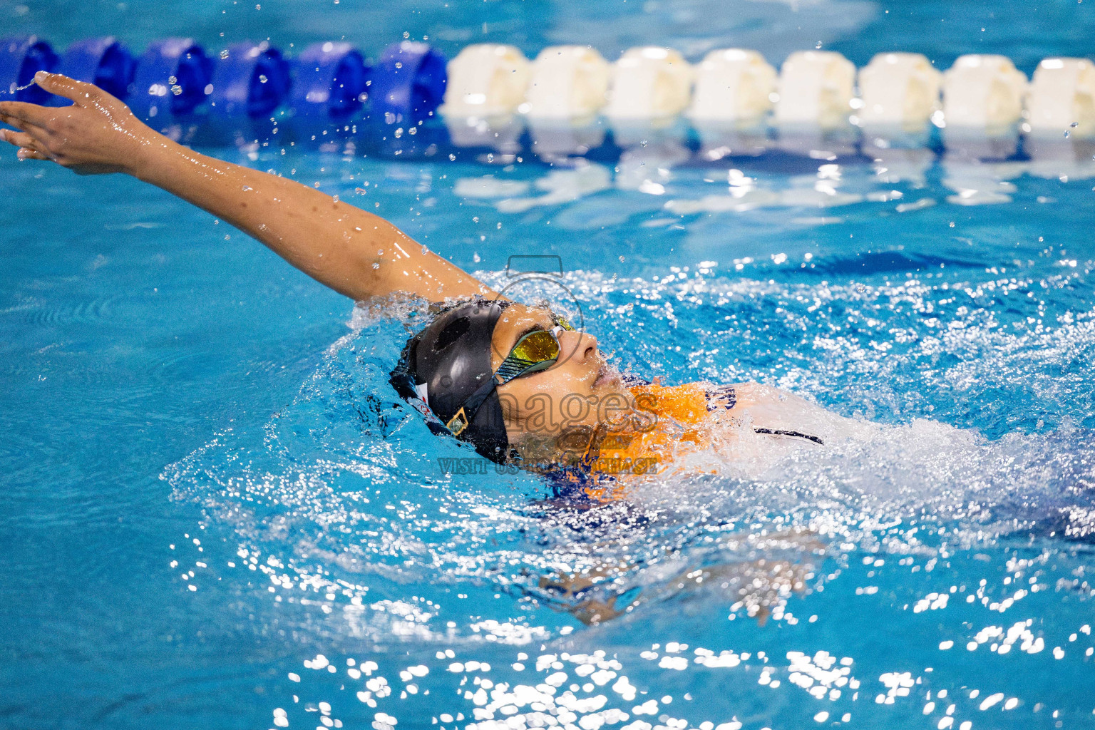 Day 4 of National Swimming Championship 2024 held in Hulhumale', Maldives on Monday, 16th December 2024. Photos: Hassan Simah / images.mv