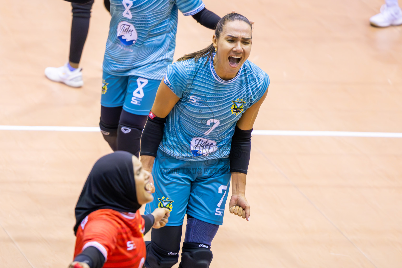 Club WAMCO vs Police Club in the final of National Volleyball Championship 2024 (women's division) was held in Social Center Indoor Hall on Thursday, 24th October 2024. 
Photos: Ismail Thoriq / images.mv