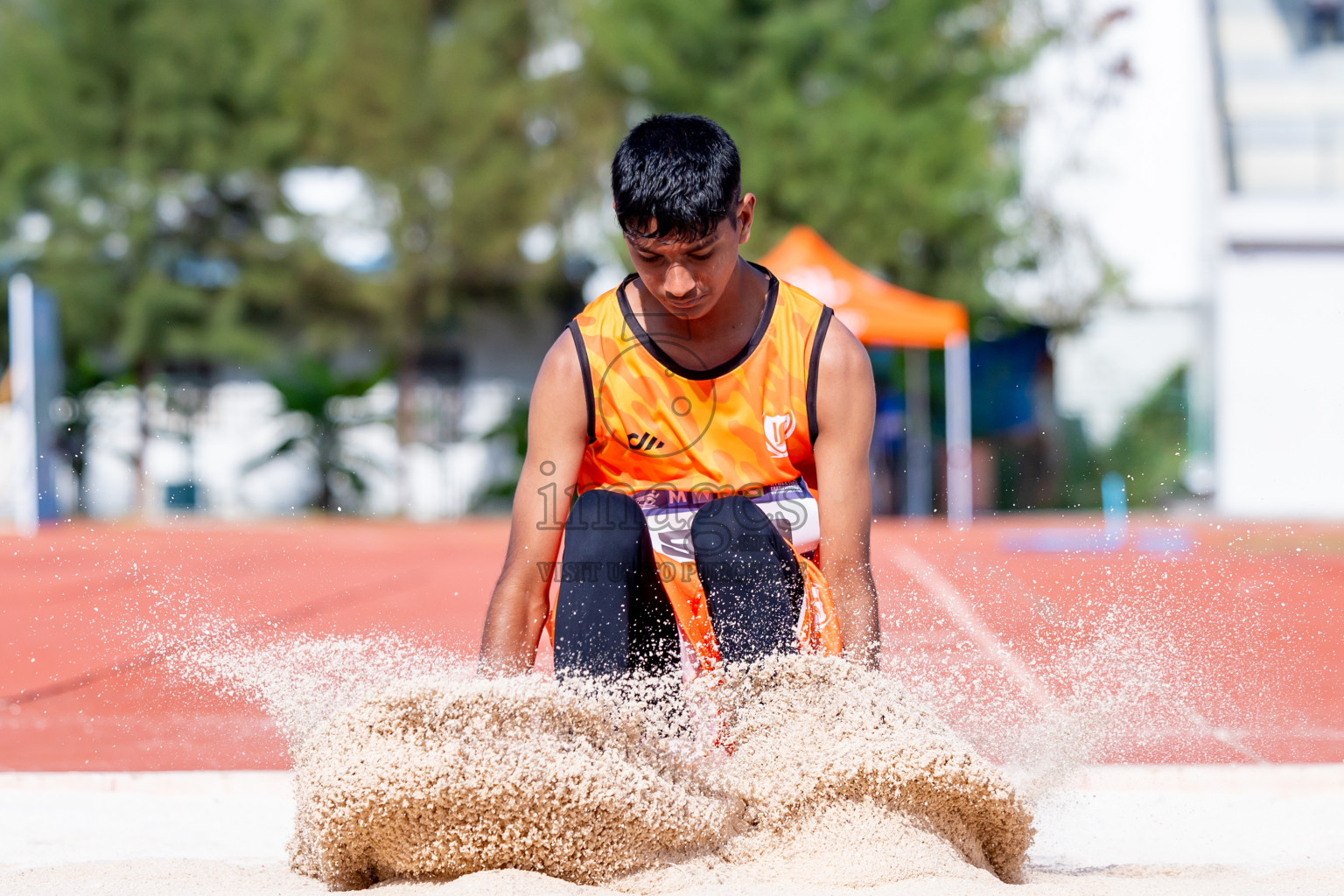 Day 4 of MWSC Interschool Athletics Championships 2024 held in Hulhumale Running Track, Hulhumale, Maldives on Tuesday, 12th November 2024. Photos by: Nausham Waheed / Images.mv