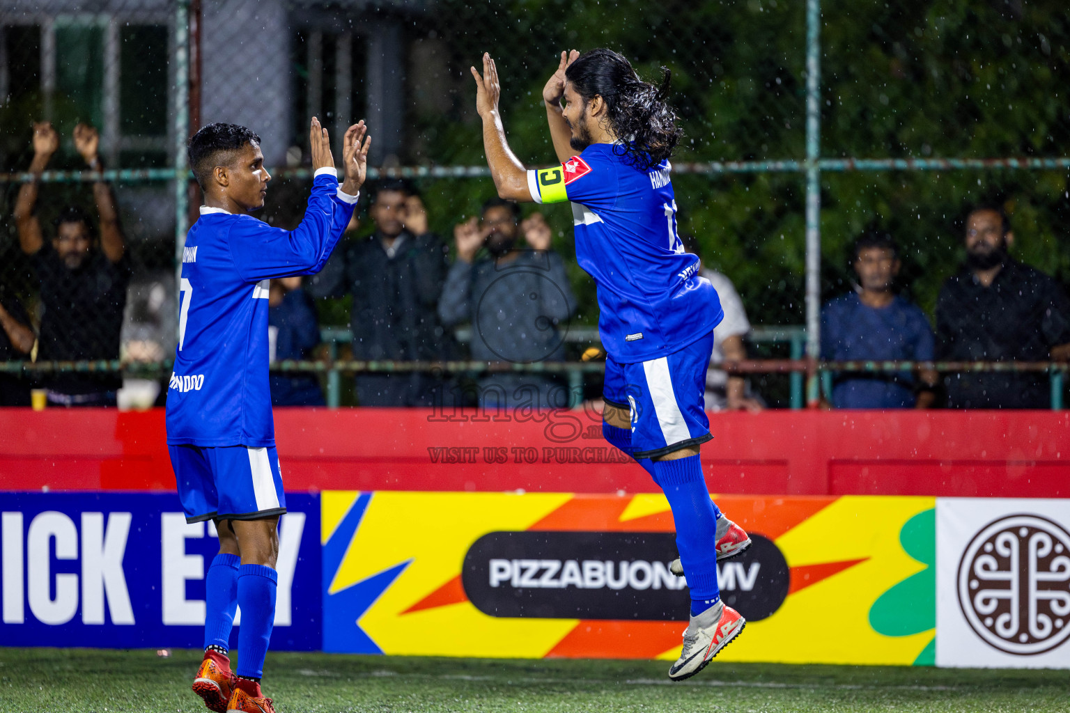 Thaa Veymadoo VS Thaa Buruni in Day 6 of Golden Futsal Challenge 2025 on Friday, 6th January 2025, in Hulhumale', Maldives Photos: Nausham Waheed / images.mv