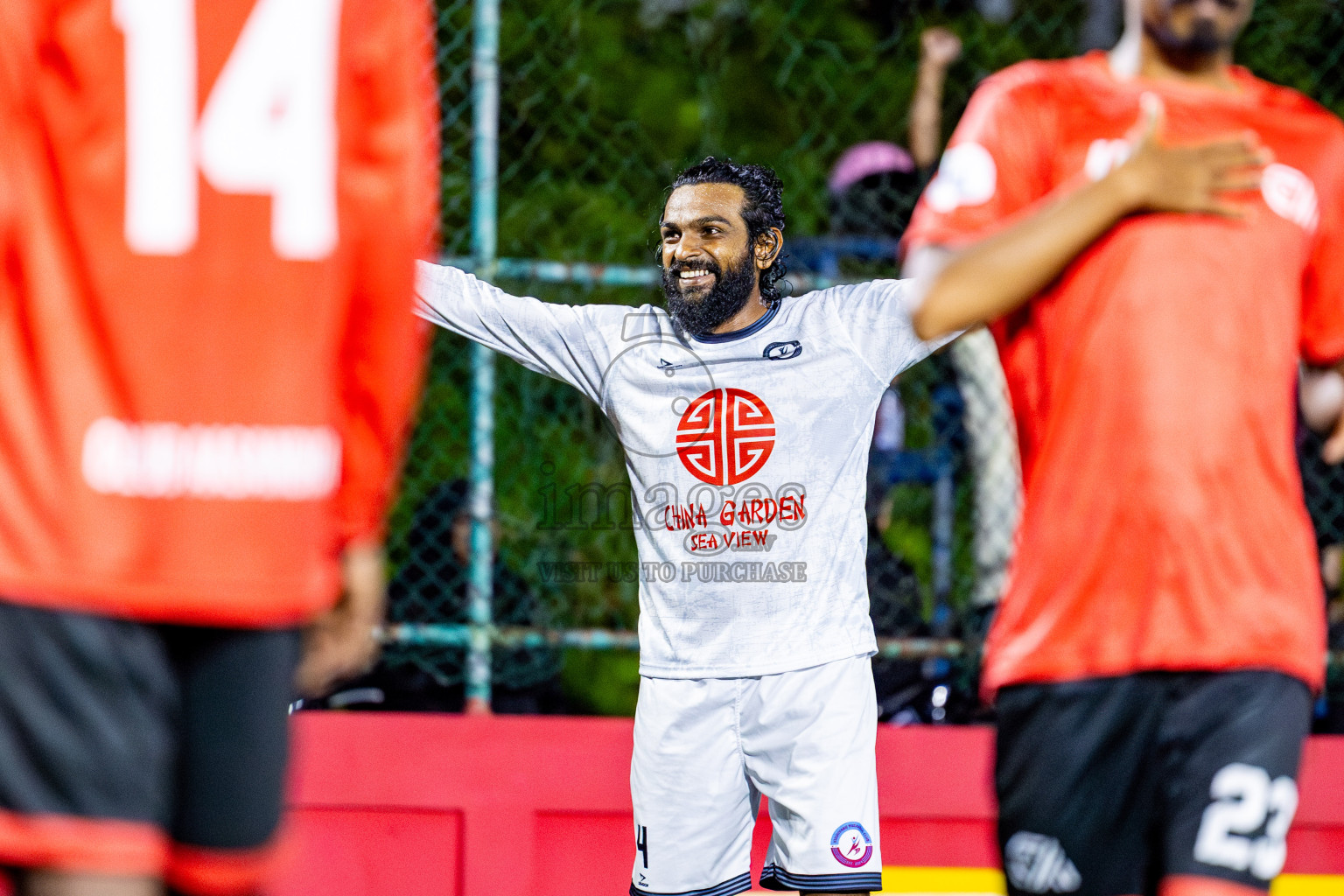 Club Aasandha vs Kulhivaru Vuzaara in Day 7 of Office League 2025 was held on Tuesday, 22nd April 2025 in Hulhumale', Maldives. Photos: Nausham Waheed / images.mv